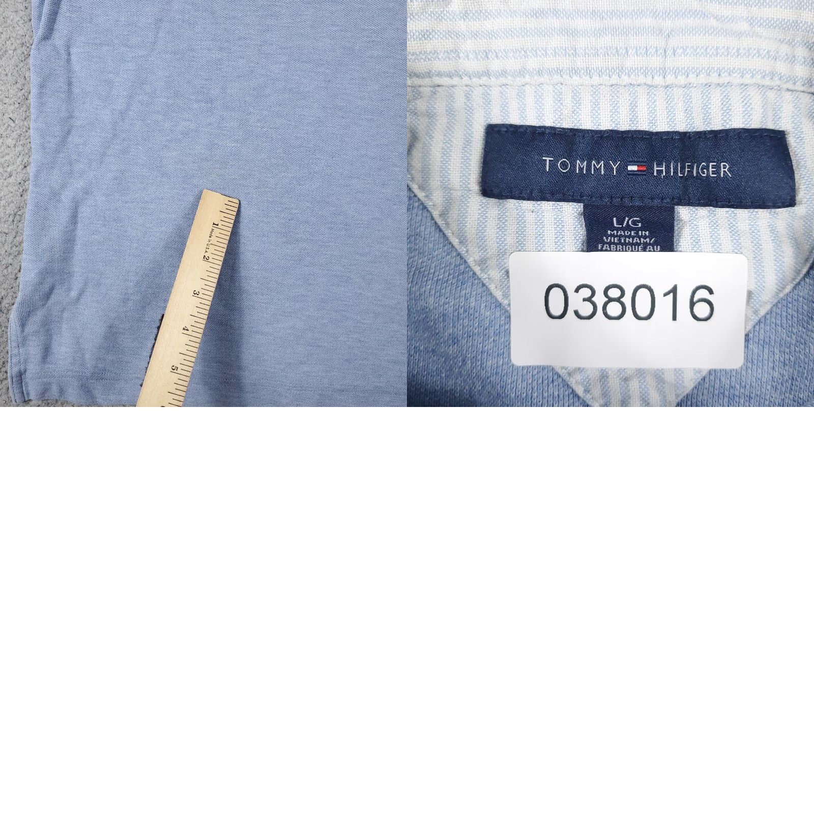 Tommy Hilfiger Tommy Hilfiger Polo Shirt Mens Large Blue Casual Short Sleeve Activewear Size US L / EU 52-54 / 3 - 8 Thumbnail