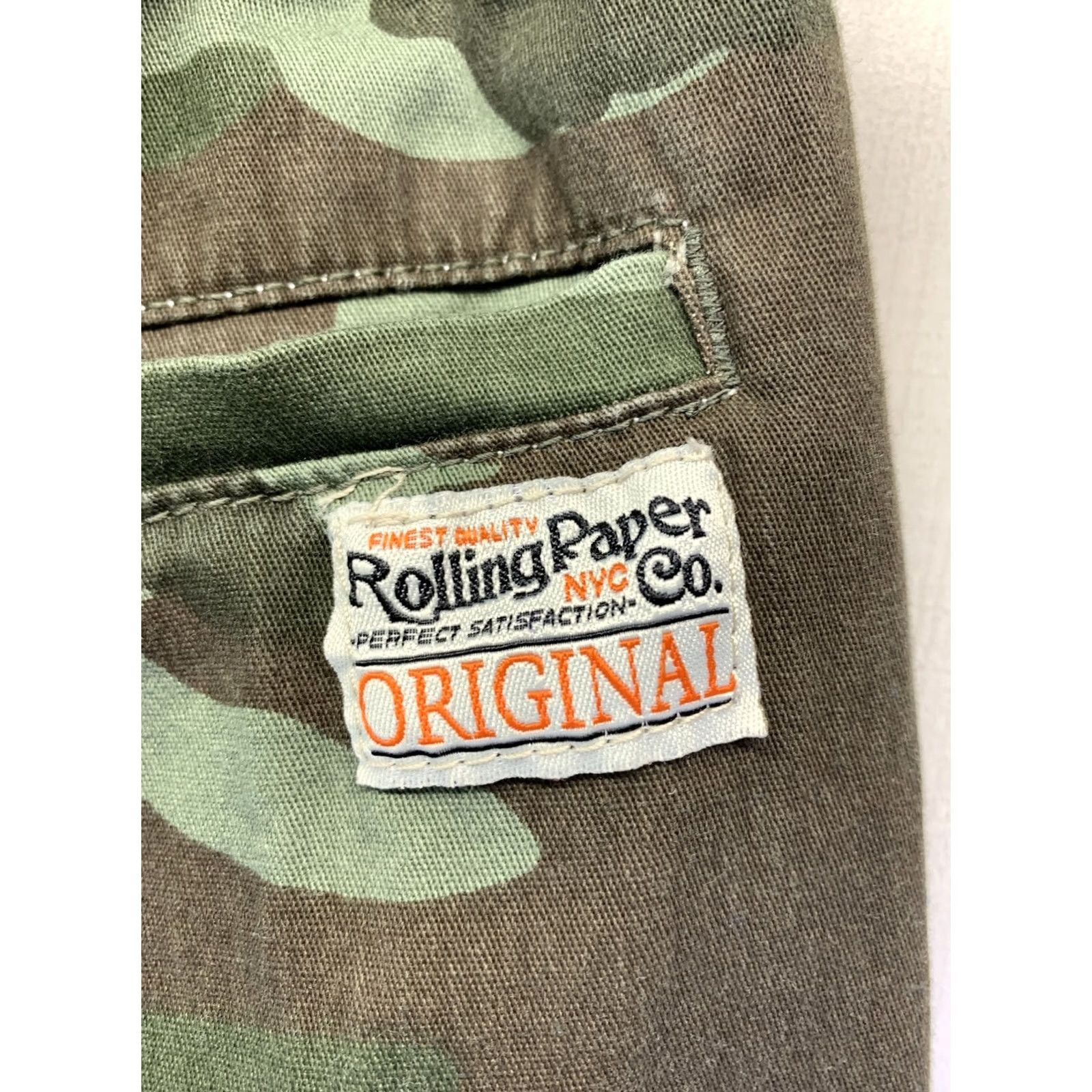AMO VINTAGE Rolling Paper Collectables Mens Sz M Camo Moto Jogger Pants-4431 Size US 31 - 6 Thumbnail