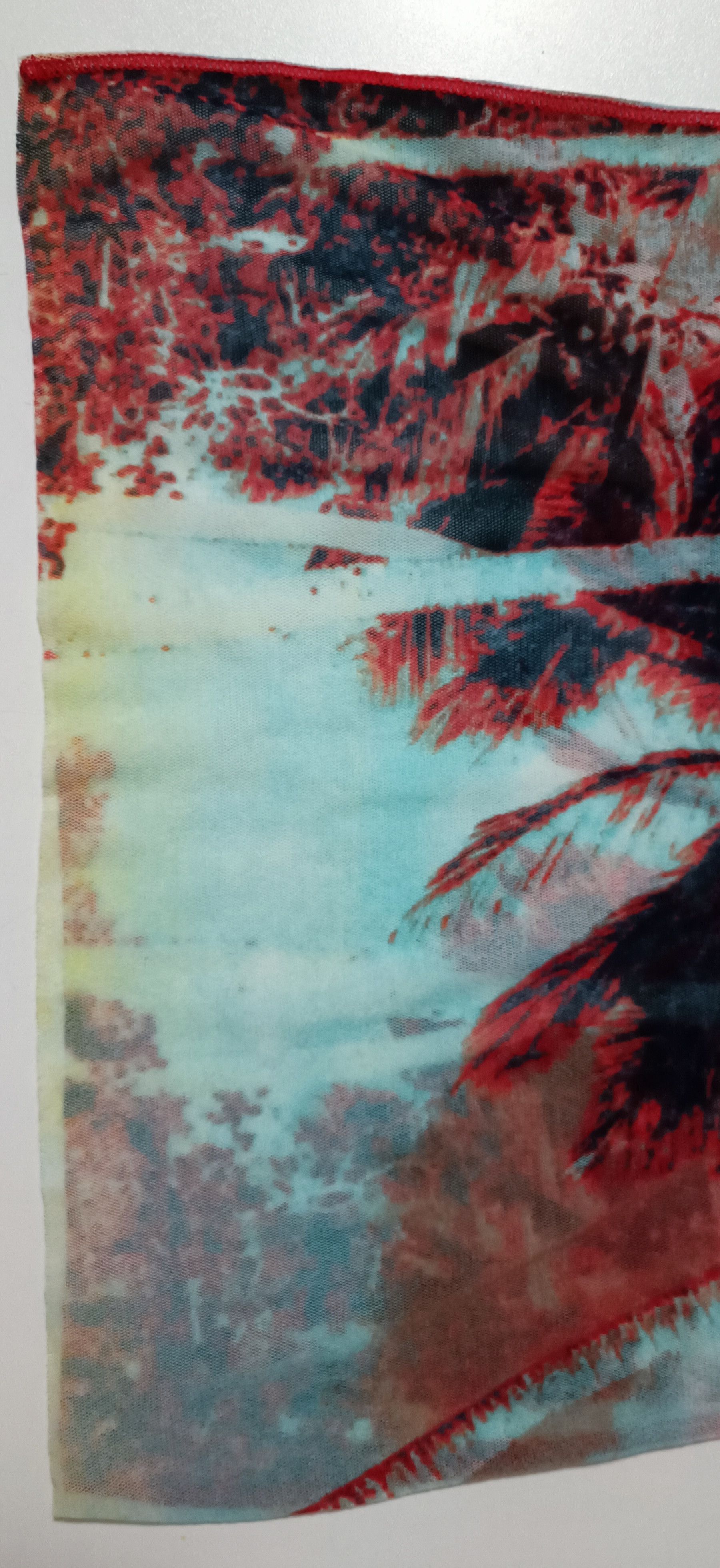Jean Paul Gaultier Palm trees nylon mesh t-shirt Size US XS / EU 42 / 0 - 23 Thumbnail
