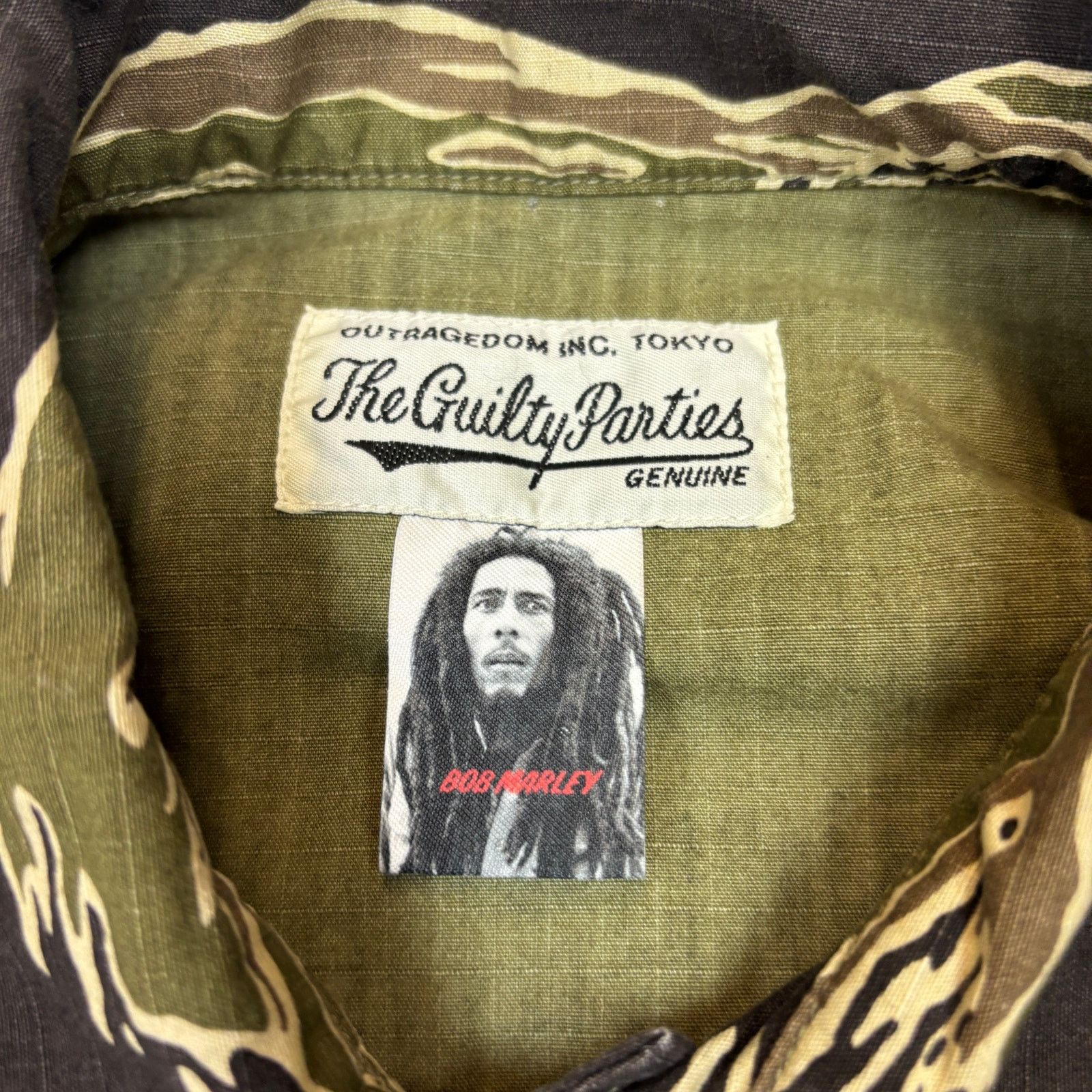 Wacko Maria Wacko Maria Bob Marley Tiger Stripe Military Jacket Men's L Size US L / EU 52-54 / 3 - 5 Thumbnail