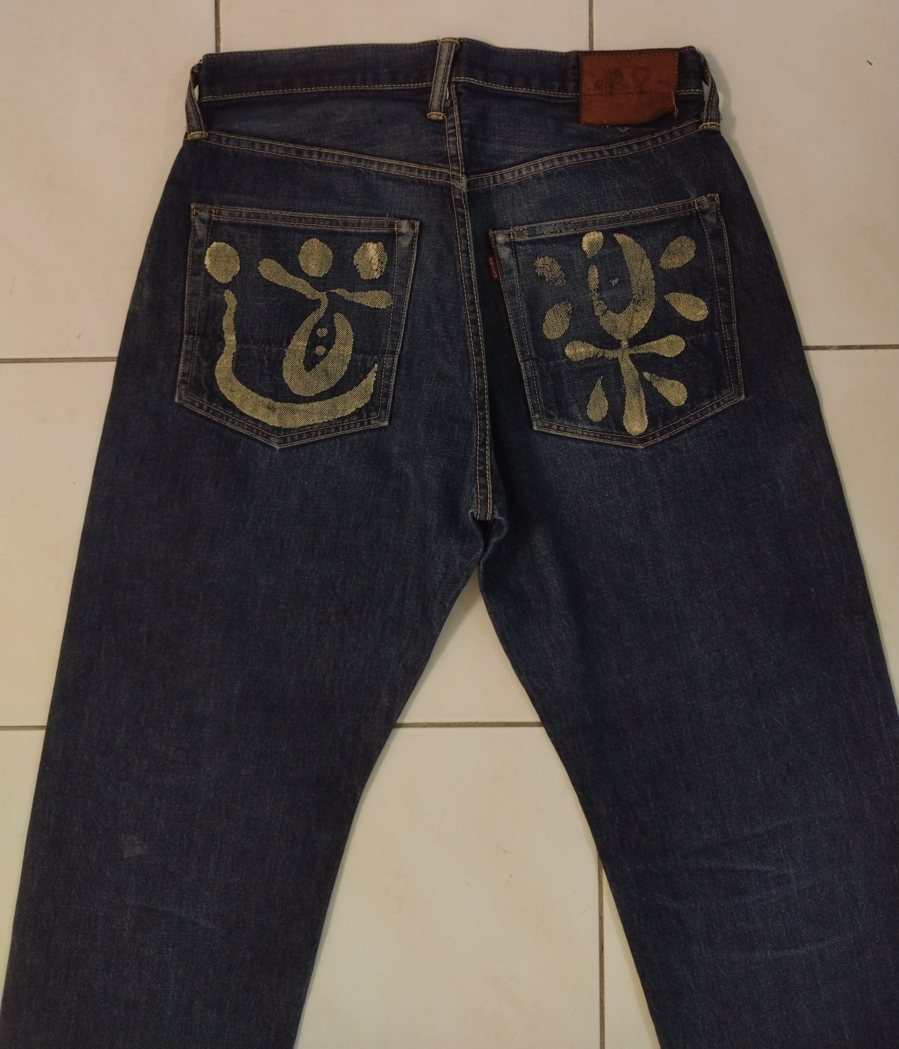 Evisu 💥SENDOFFER💥 Vtg Evisu No.2 Dowluck Selvedge Denim 33X35 Size US 32 / EU 48 - 15 Thumbnail