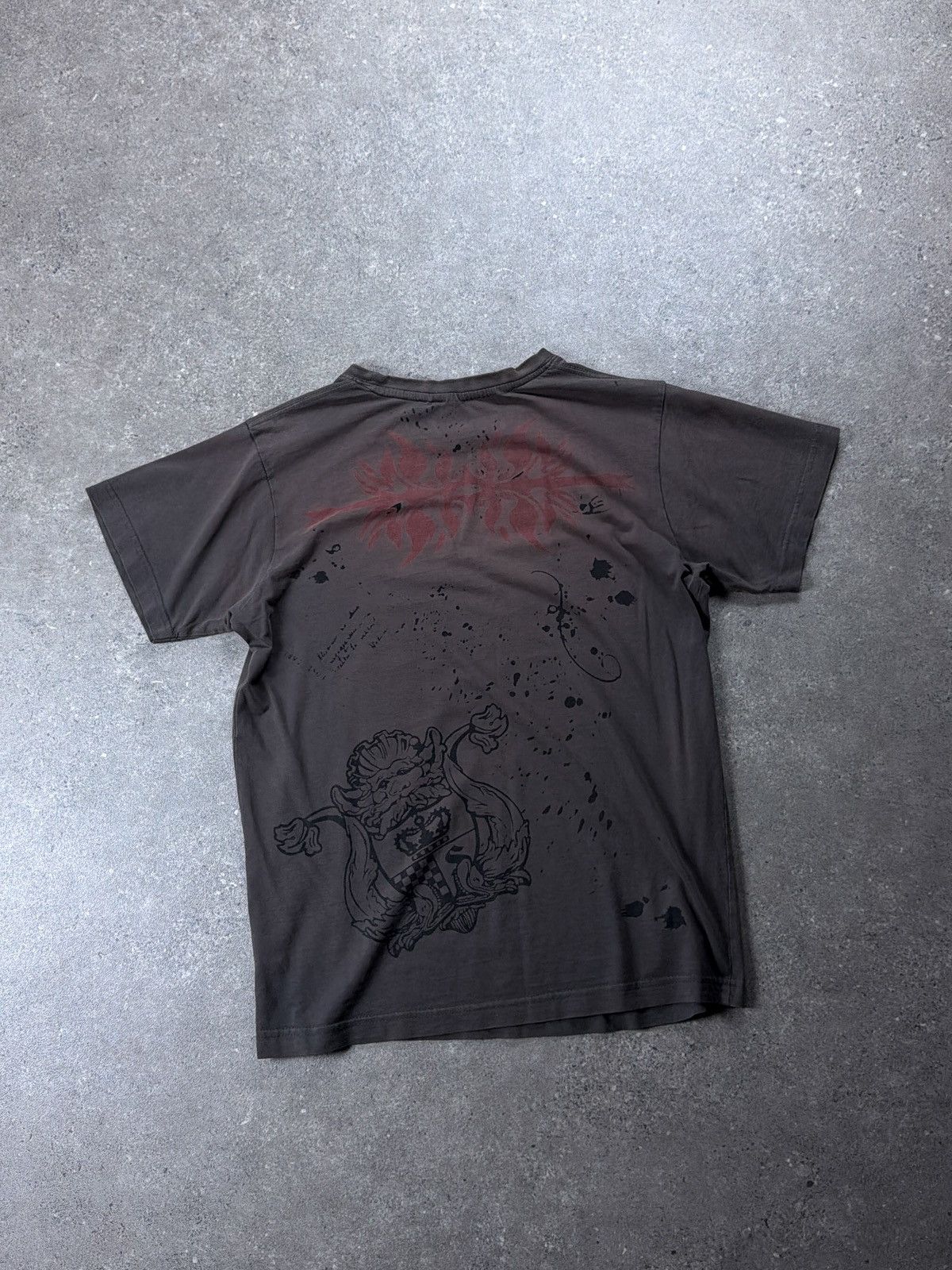 Affliction Vintage 2000s Affliction Style Skull Wings Graphic Logo Tee Size US S / EU 44-46 / 1 - 2 Thumbnail