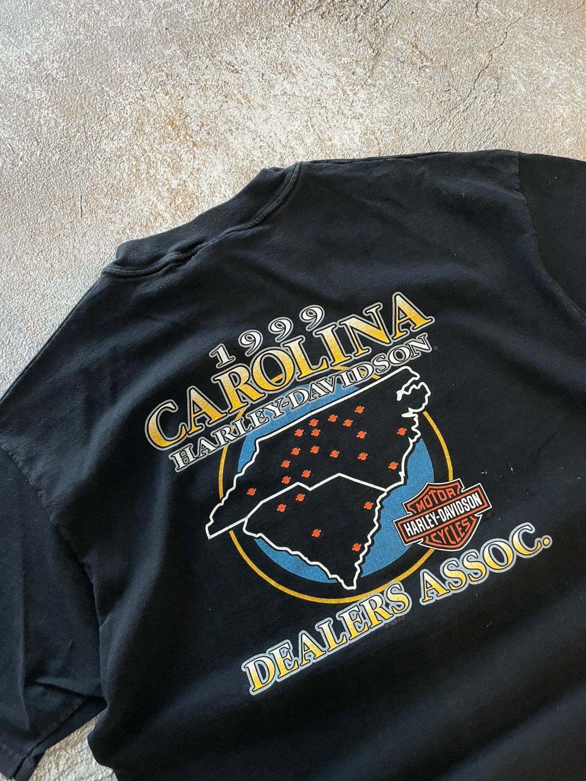 Harley Davidson Vintage 90s Harley Davidson Beach Rally T-Shirt Size US XL / EU 56 / 4 - 6 Thumbnail