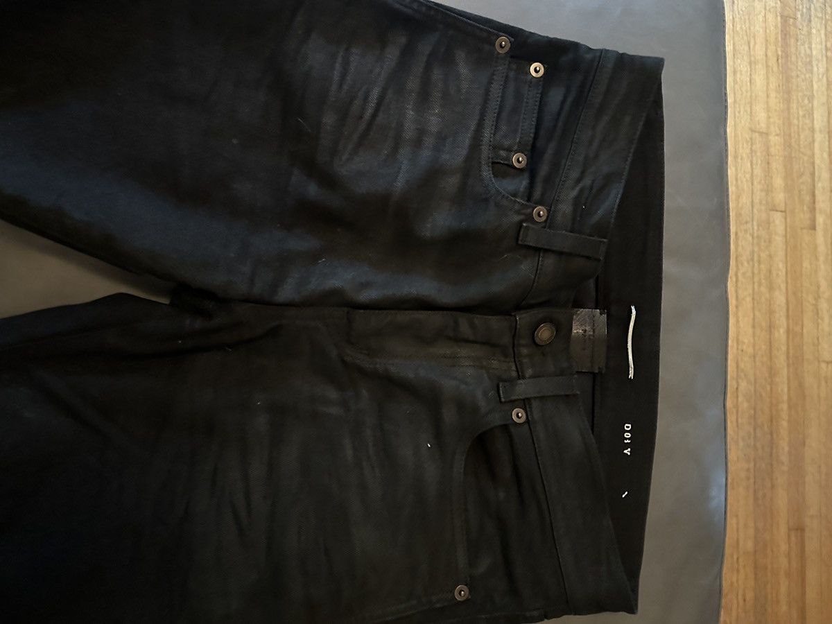 Saint Laurent Paris Saint Laurent Coated Black Denim Size US 28 / EU 44 - 1 Thumbnail