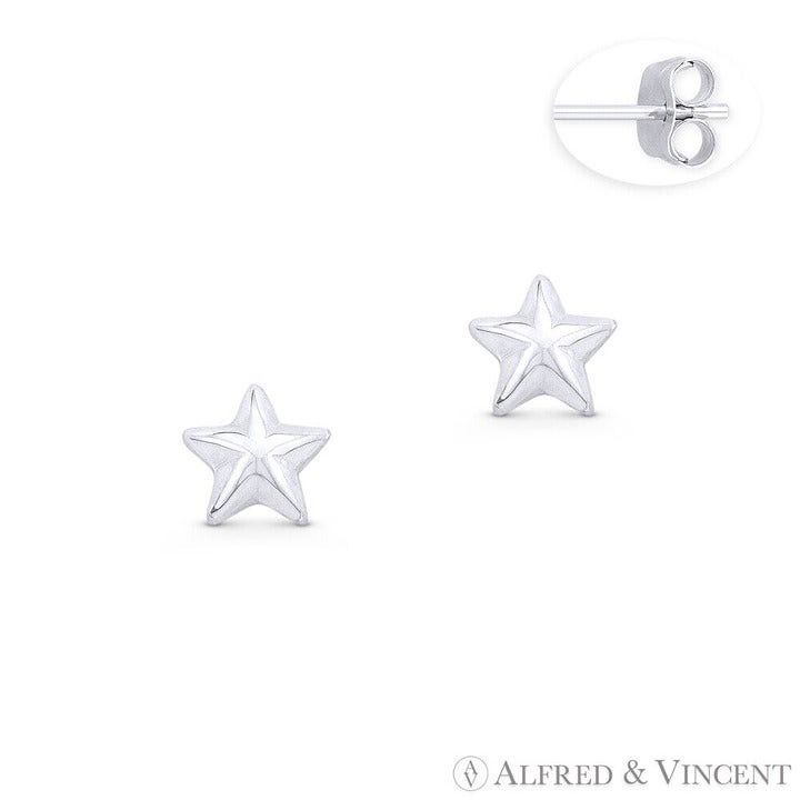 Other Star Charm Celestial Symbol Stud Earrings w/ Push-Back Size ONE SIZE - 1 Preview