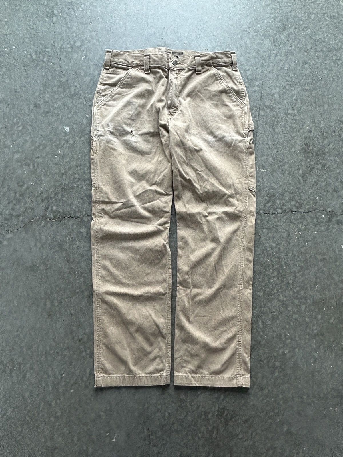 Carhartt Vintage Y2K Carhartt Carpenter Pants 35x32 Size US 35 - 4 Thumbnail