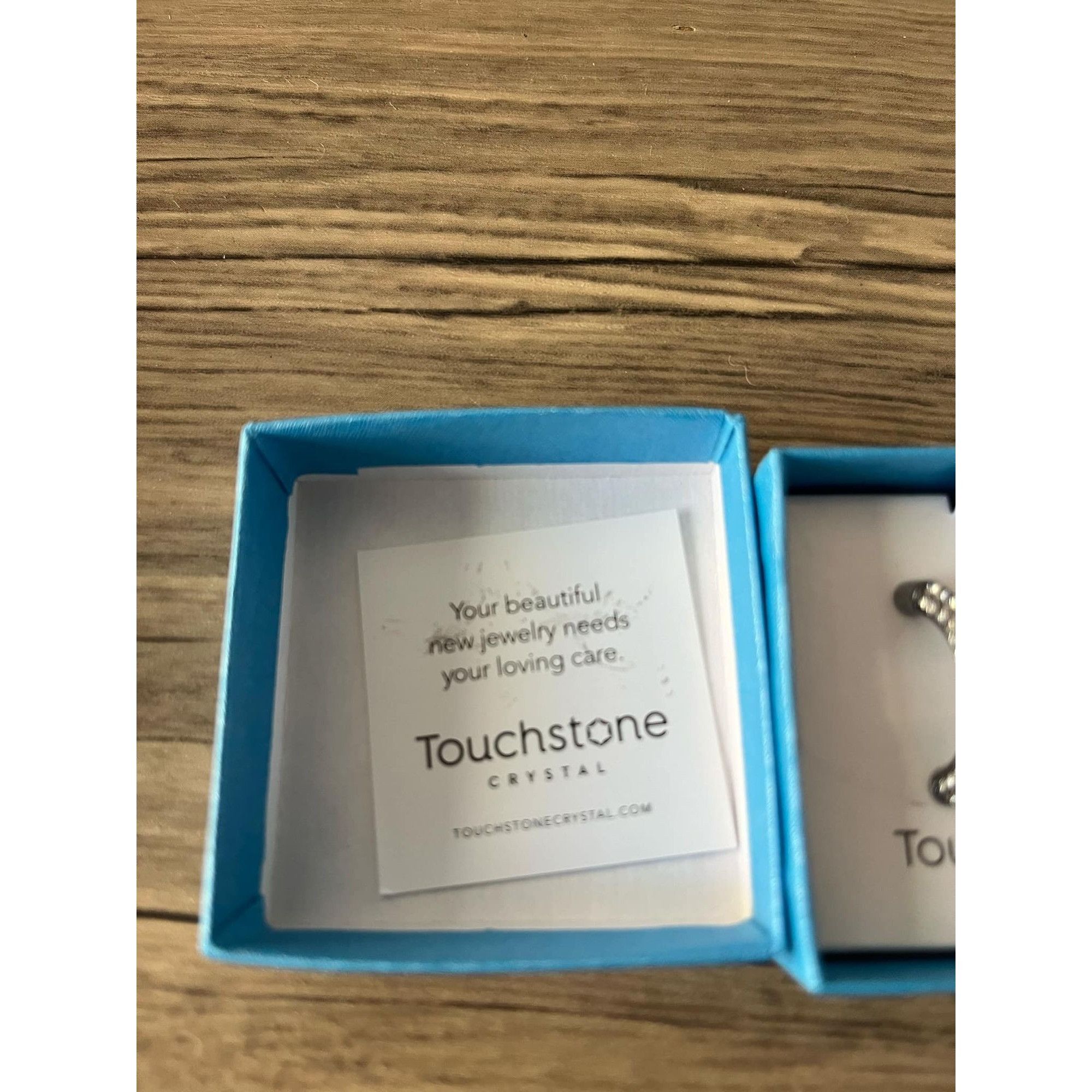 Other Touchstone Crystal by Swarovski Silver Helix Hoops Earrings Size ONE SIZE - 3 Thumbnail