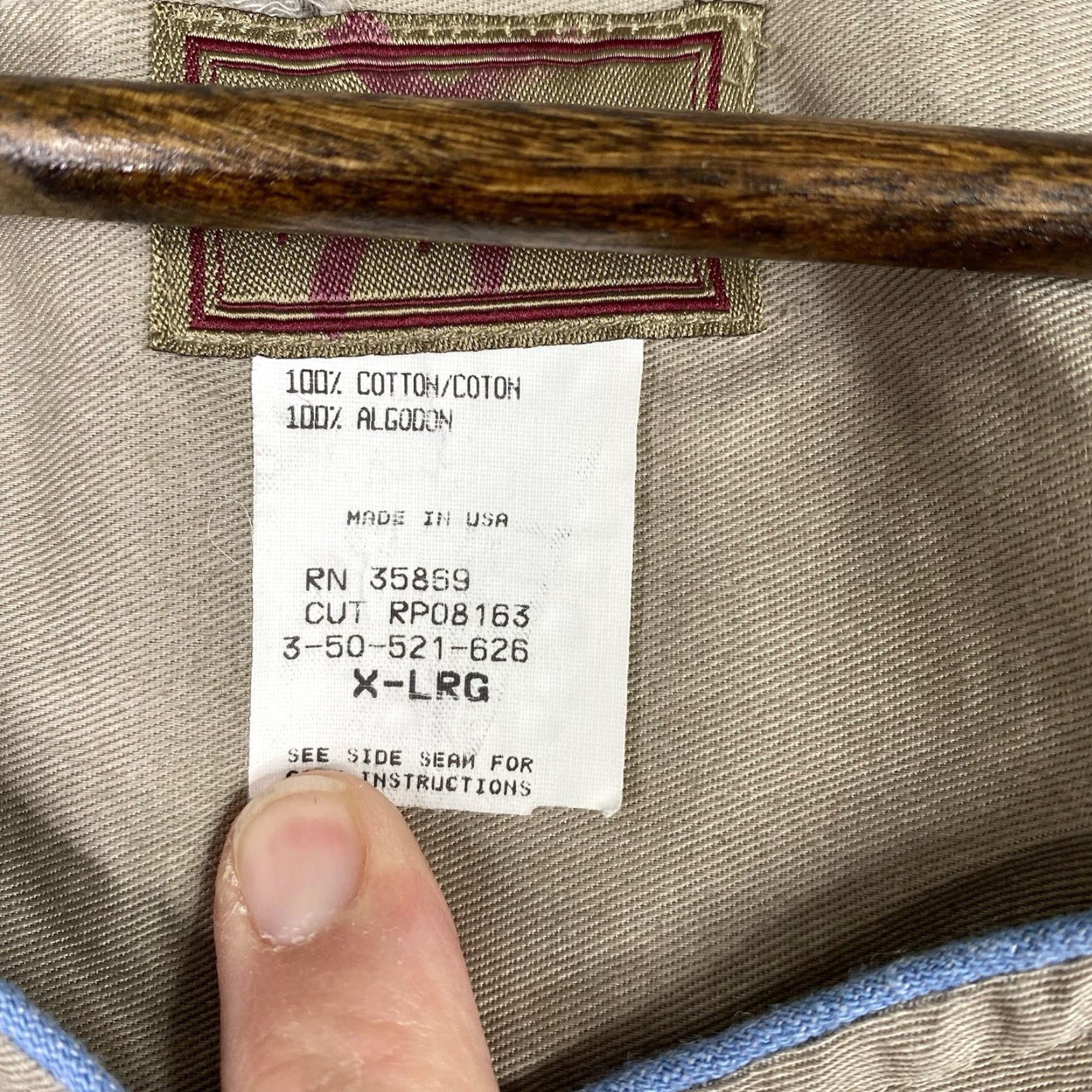 Roper VINTAGE Roper Shirt Womens XL Geometric Twill 100% Cotton Button-Up Western Cowboy Horse USA Made Size XL / US 12-14 / IT 48-50 - 3 Thumbnail