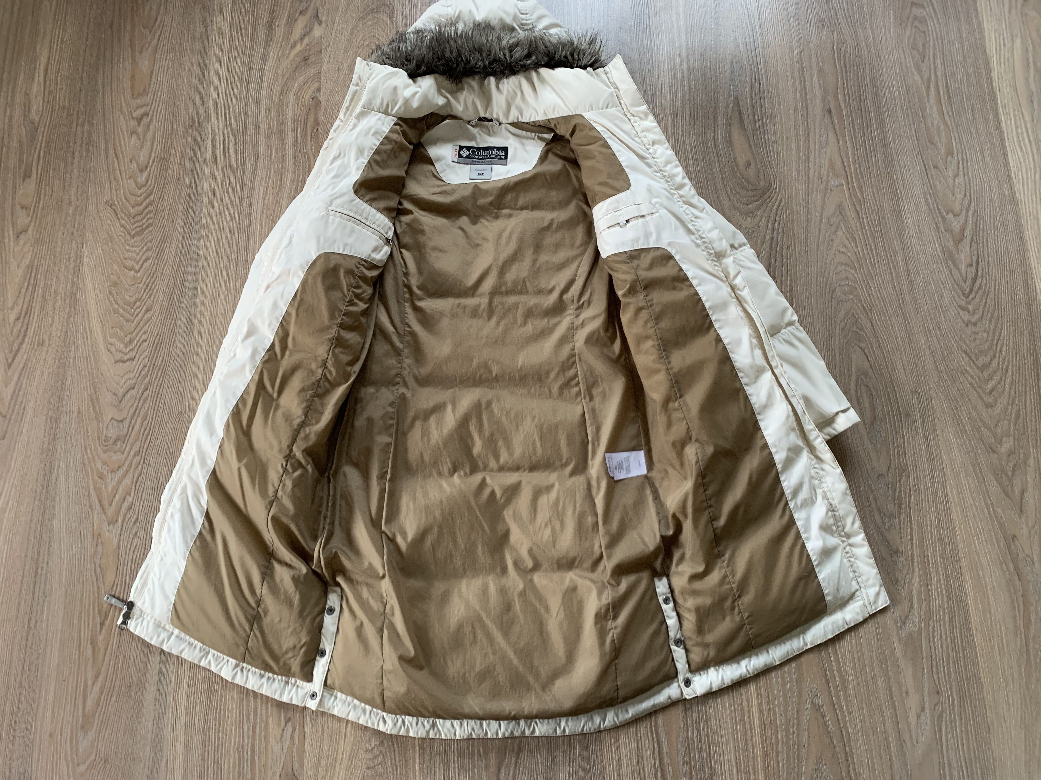 Columbia Columbia Women Down Beige Jacket Parka Size XS / US 0-2 / IT 36-38 - 3 Thumbnail