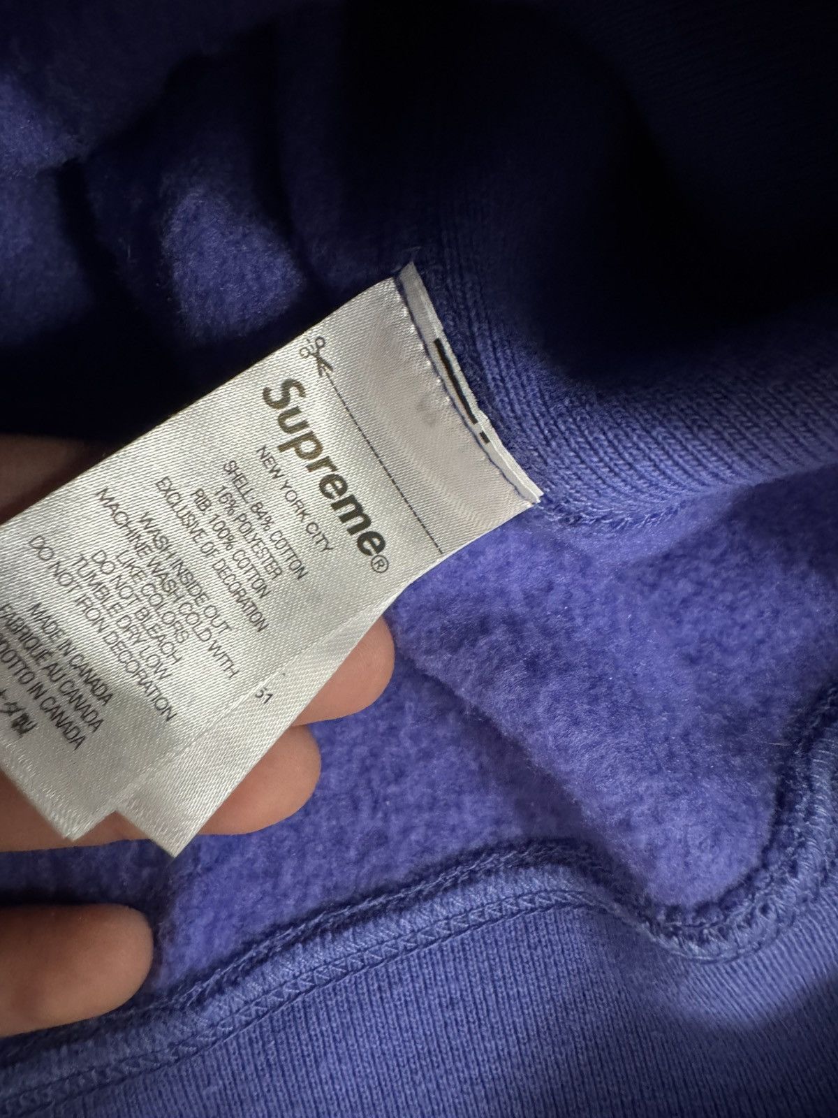 Supreme Supreme Futura Hoodie Sweatshirt SS24 Purple size small used Size US S / EU 44-46 / 1 - 8 Thumbnail