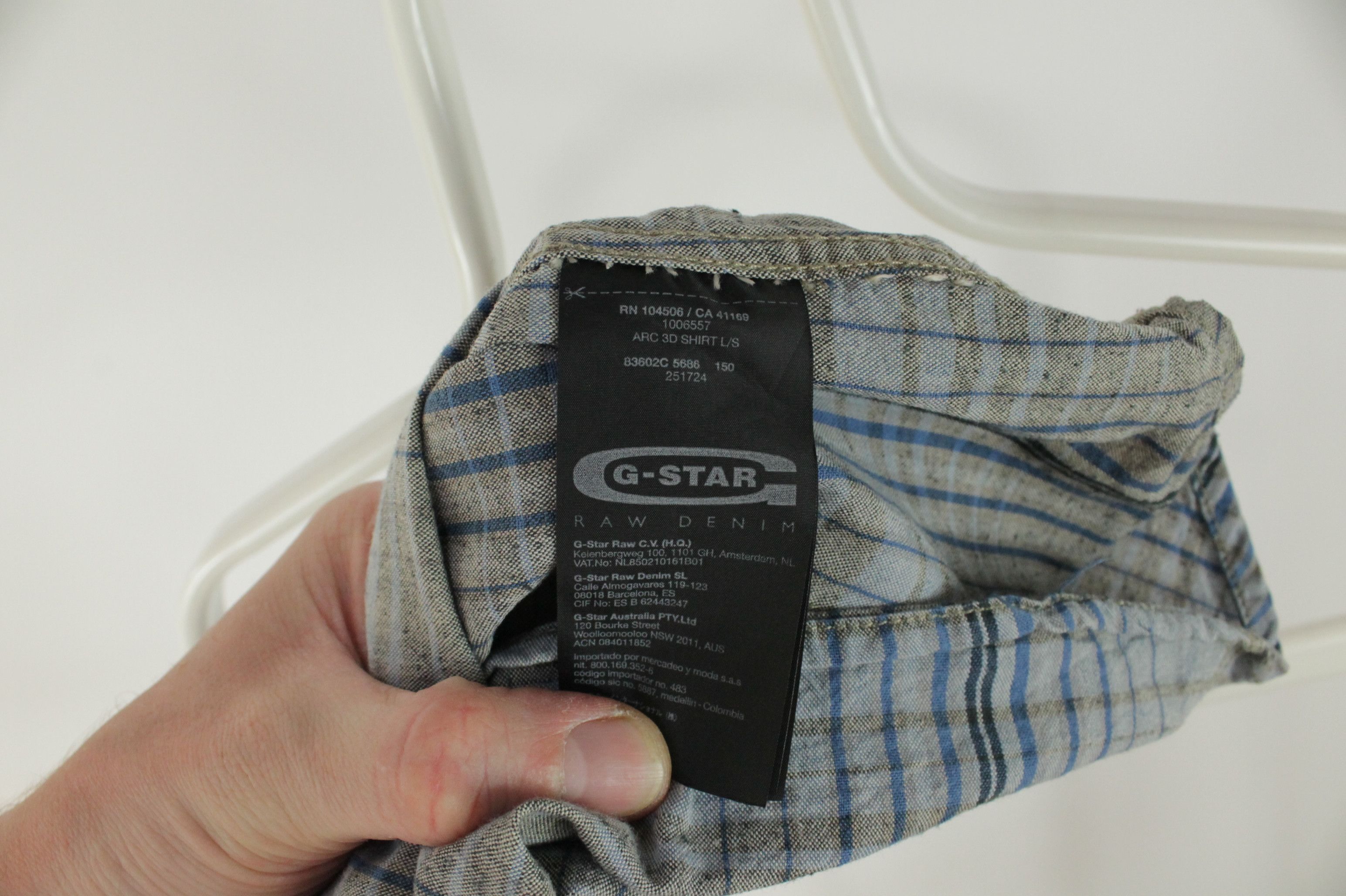 G-Star G-Star Raw Arc 3D Longsleeve Slim Fit Shirt Size US M / EU 48-50 / 2 - 7 Thumbnail