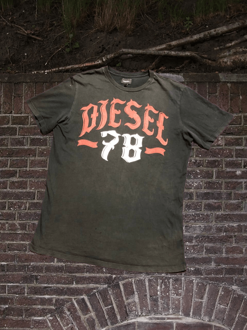 Diesel T-Shirt big logo Diesel 78 black vintage streetwear luxury Size US S / EU 44-46 / 1 - 1 Thumbnail