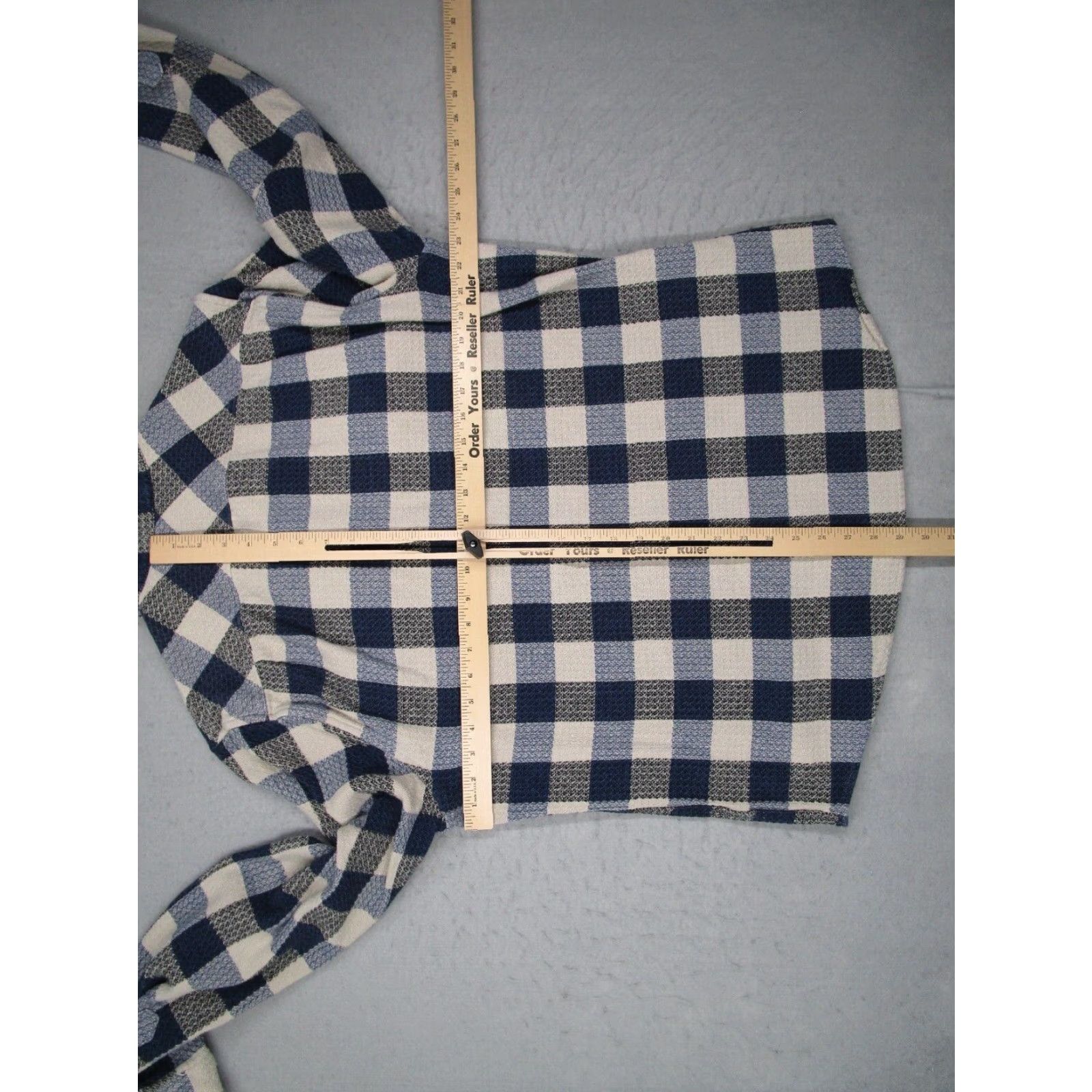 Ralph Lauren Ralph Lauren Denim Supply Mens XL Blue Check Long Sleeve Button Up Shirt Size US XL / EU 56 / 4 - 4 Thumbnail