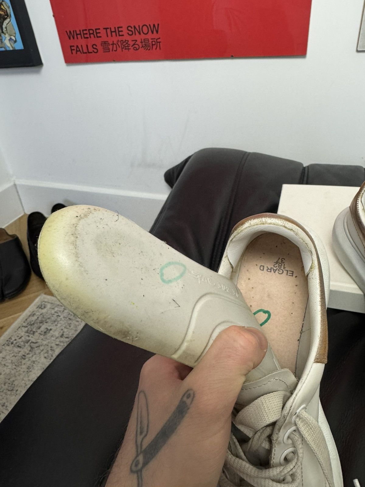 Alexander McQueen Alexander Mcqueen Oversize Sneakers Women White Leather Size US 7 / IT 37 - 10 Thumbnail