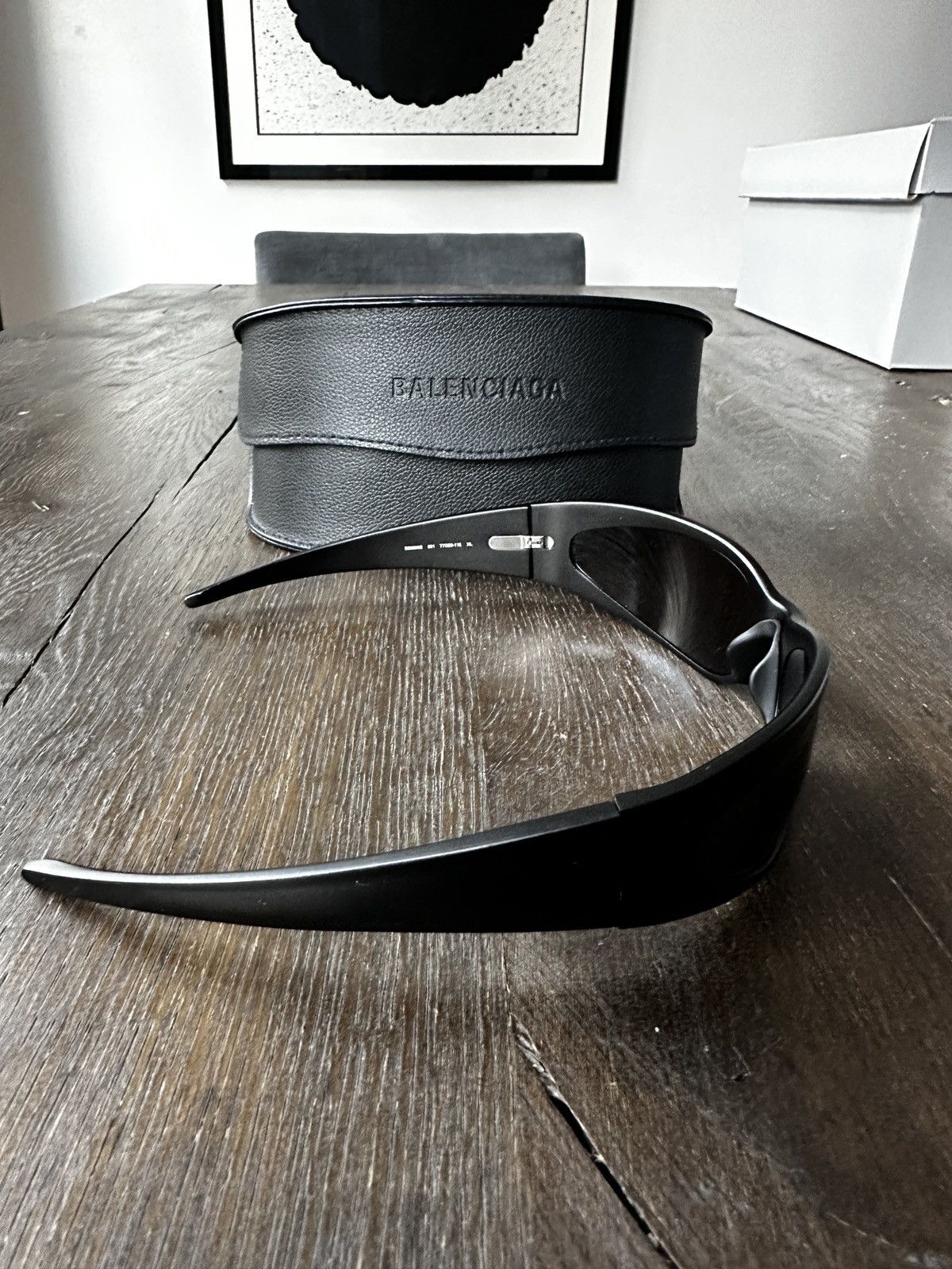 Balenciaga Balenciaga reverse xpander 2.0 rectangle sunglasses Size ONE SIZE - 8 Thumbnail