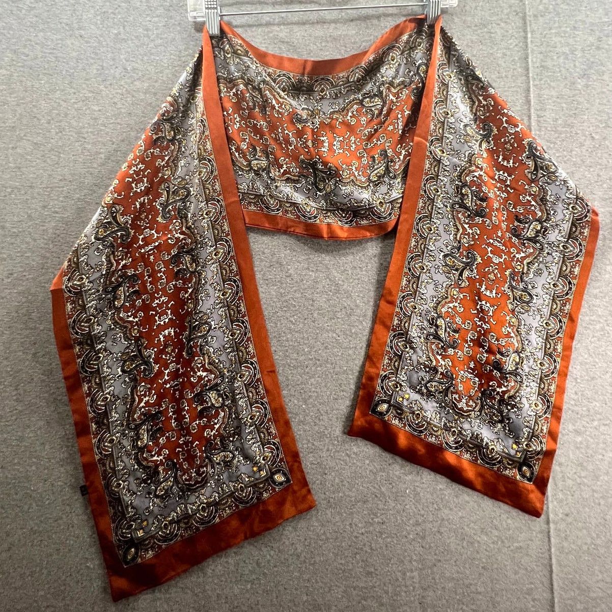 Other Silk Scarf Brown Multicolor Size ONE SIZE - 1 Thumbnail