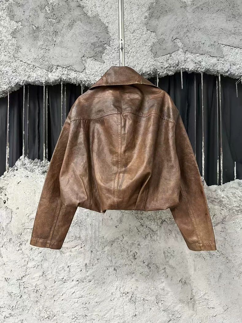 Acne Studios Acne Studios A stylish brown waxed denim jacket Size US XS / EU 42 / 0 - 2 Thumbnail