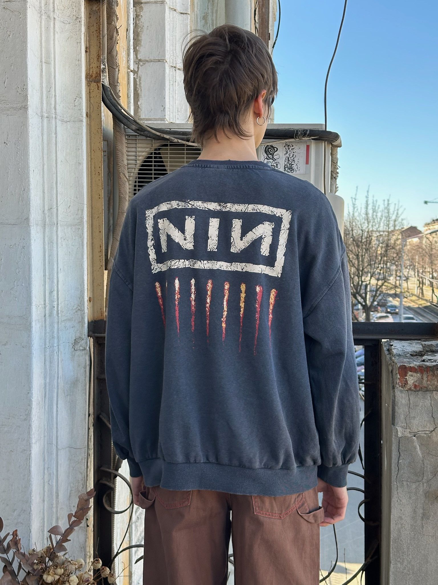 Band Tees Nine Inch Nails The Fragile Hoodie M Black | Grailed