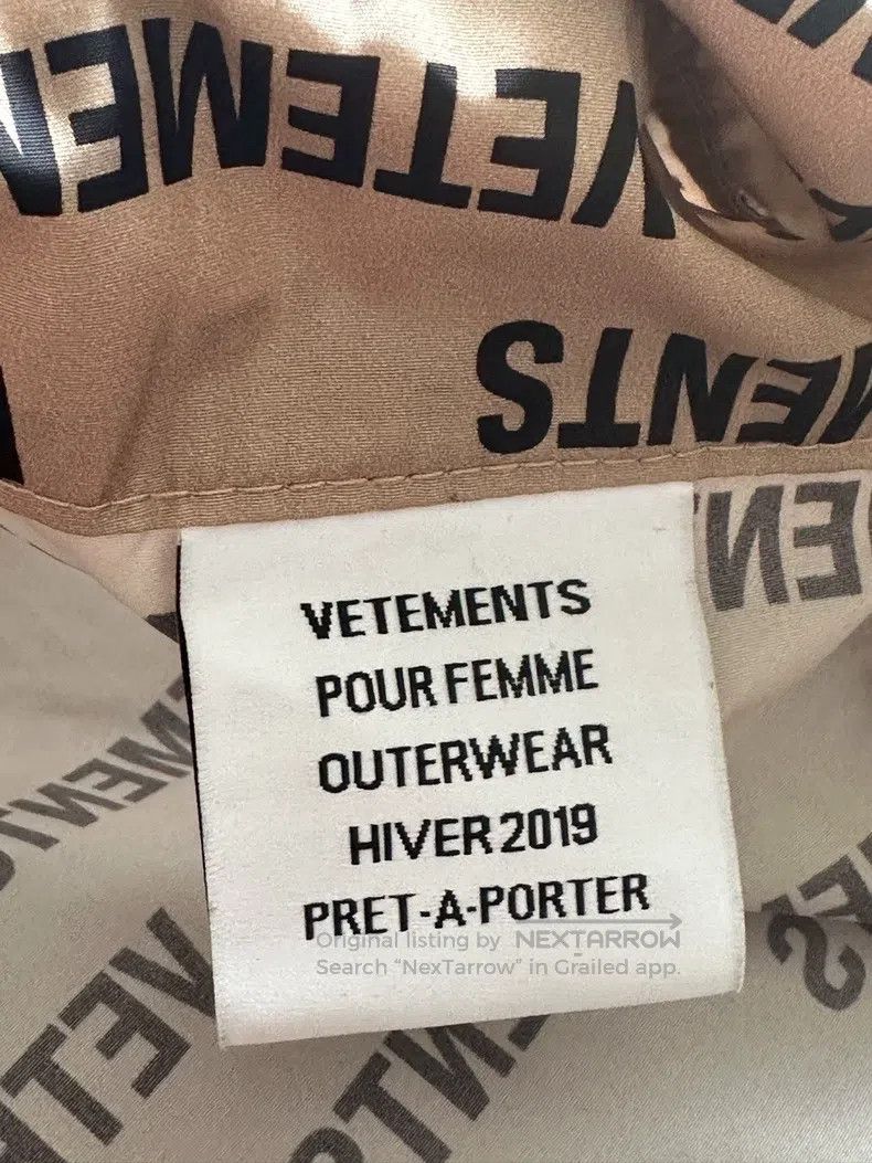 Vetements Vetements Lettering Logo Windbreaker Size US XS / EU 42 / 0 - 5 Thumbnail