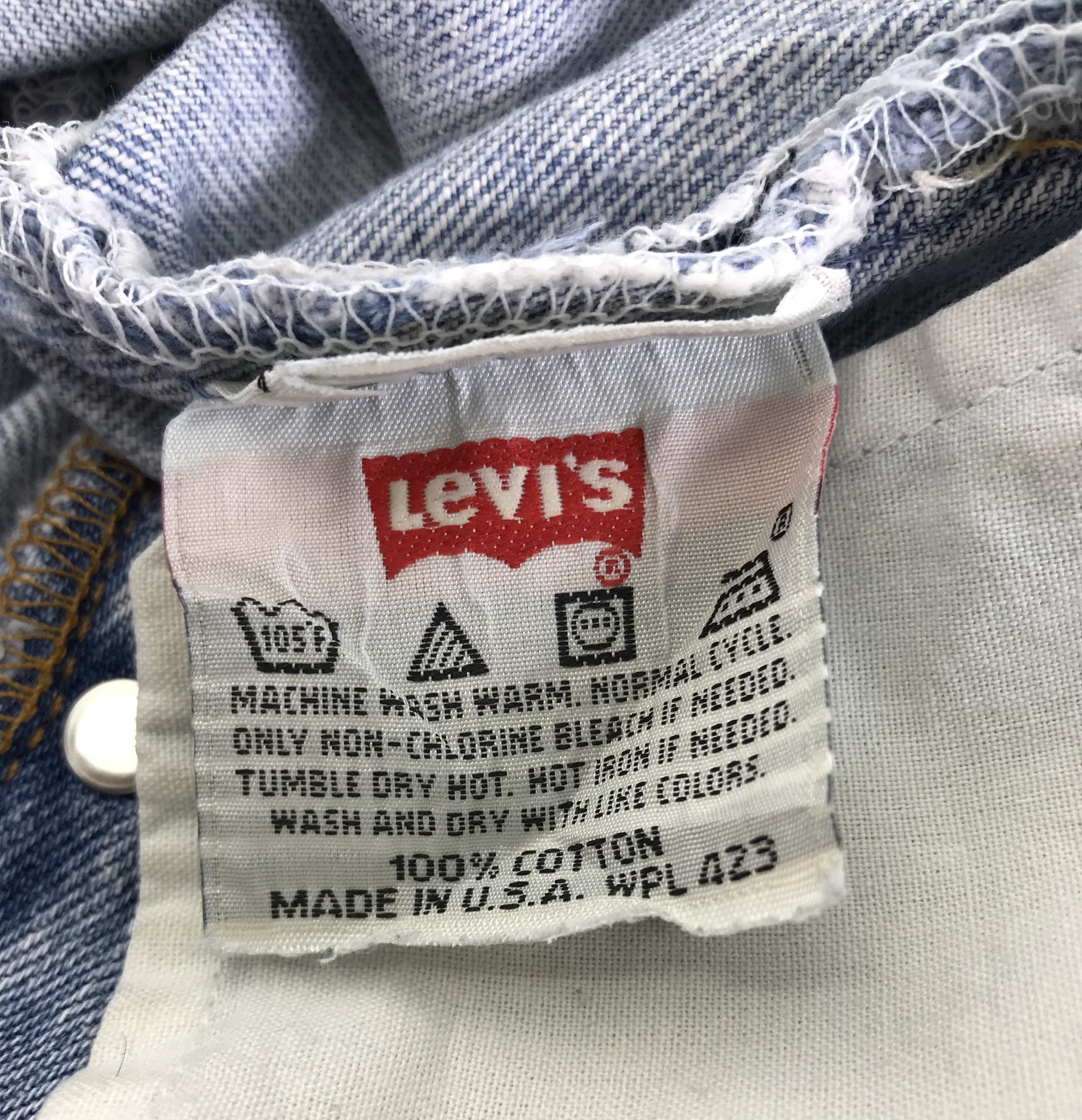 Levi's Vintage 90s Levi's 501 Light Wash Jeans Distressed Denim Size US 31 - 12 Thumbnail