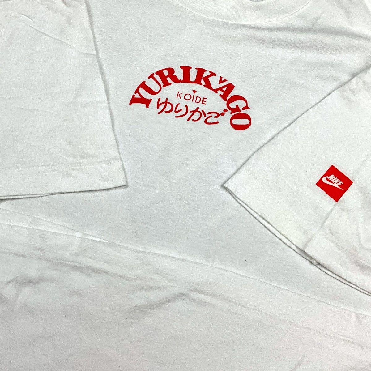 Nike Vintage 90's Nike Japan White TEE Size US M / EU 48-50 / 2 - 5 Thumbnail