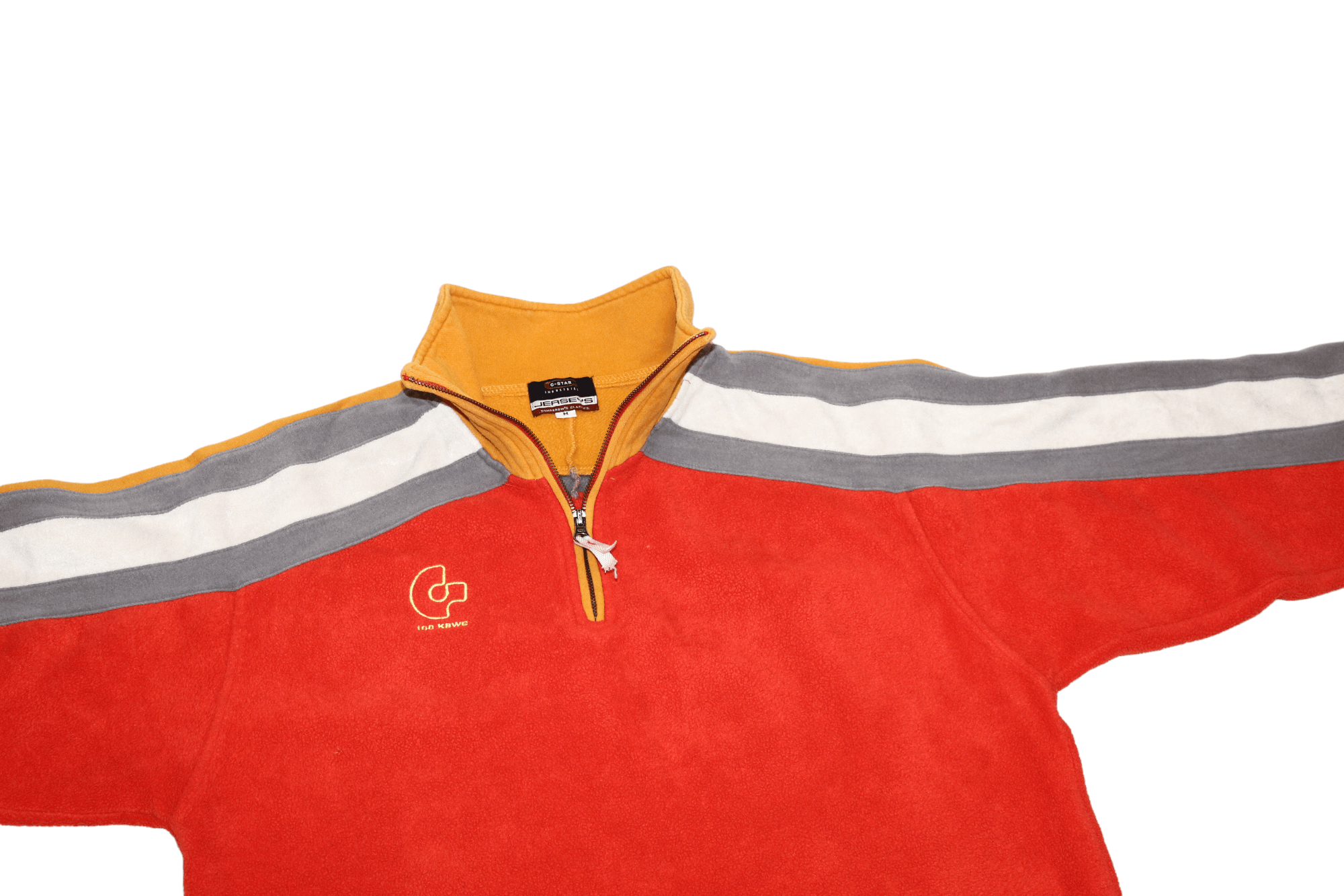 G-Star VTG 🔥 90s G Star Jersey 1/3 Zip Baggy Fleece Pullover Size US M / EU 48-50 / 2 - 3 Thumbnail