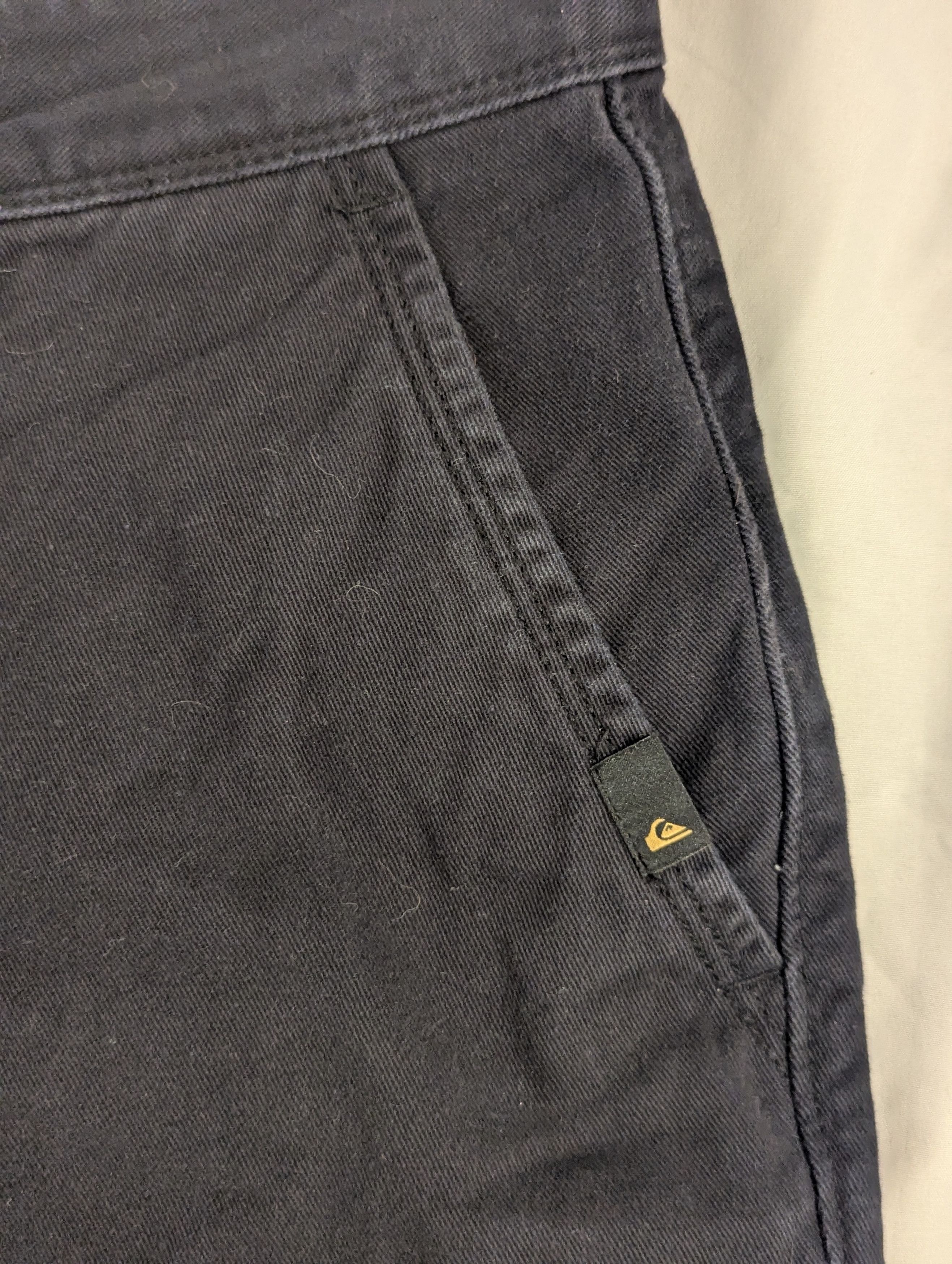 Quiksilver Y2K Quiksilver Black Shorts Size 32 Straight Fit Skate Surf Size US 32 / EU 48 - 2 Thumbnail
