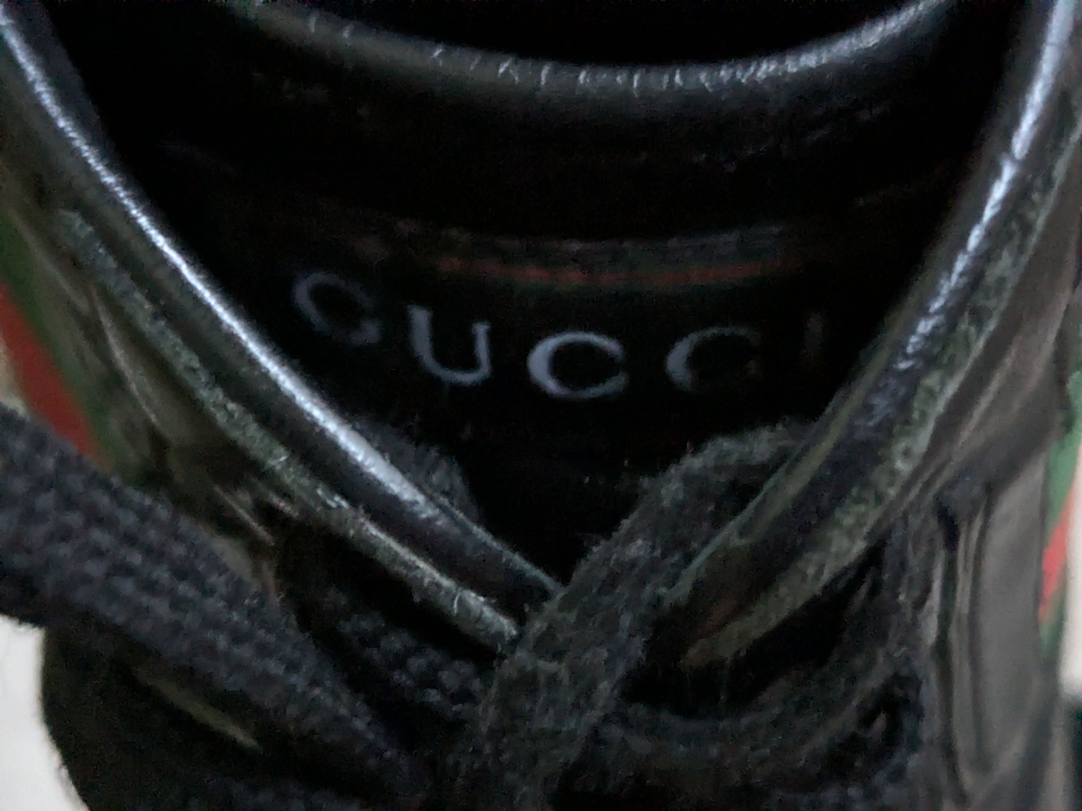 Gucci Gucci Monogram Sneakers Black 11 Low Tops Logo GG Size US 11 / EU 44 - 5 Thumbnail