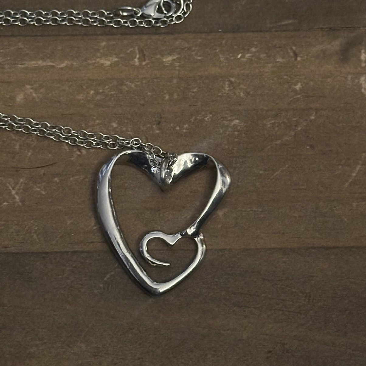 Other Silver tone My Sister, My Friend heart pendant necklace Size ONE SIZE - 4 Thumbnail