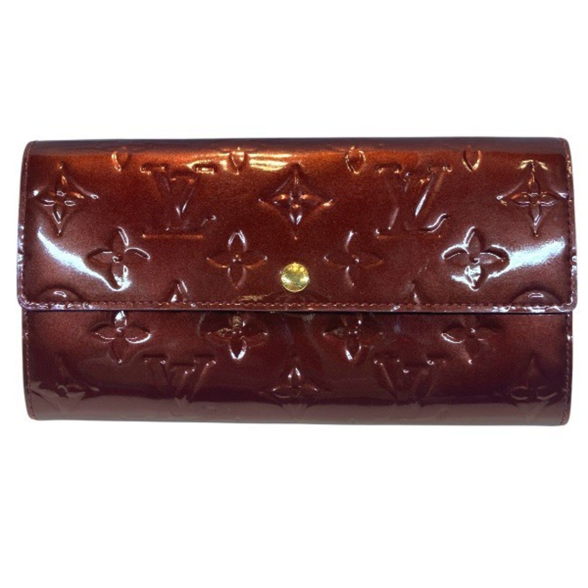 Louis Vuitton Louis Vuitton Vernis Portefeuille Sarah M93524 Long Wallet, Bi-fold Women's Size ONE SIZE - 1 Thumbnail