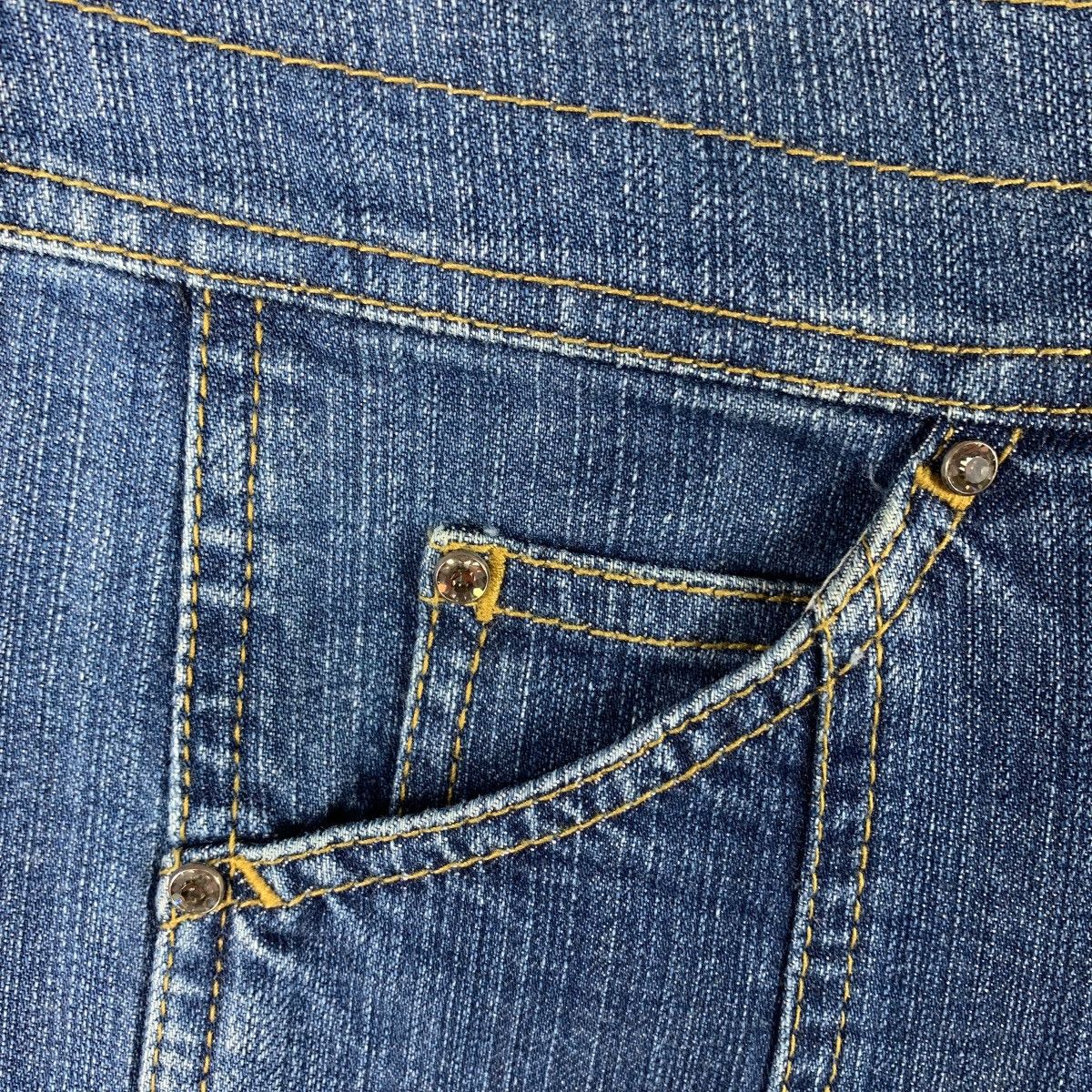 Sonia Rykiel × Vintage Vintage SONIA RYKIEL women flared reconstructed blue jeans Size 30" / US 8 / IT 44 - 10 Thumbnail