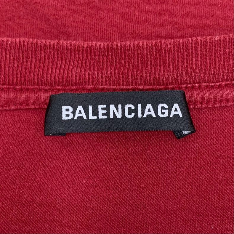 Other Balenciaga Red logo monogrammed cotton crewneck short-slee Size US M / EU 48-50 / 2 - 5 Thumbnail