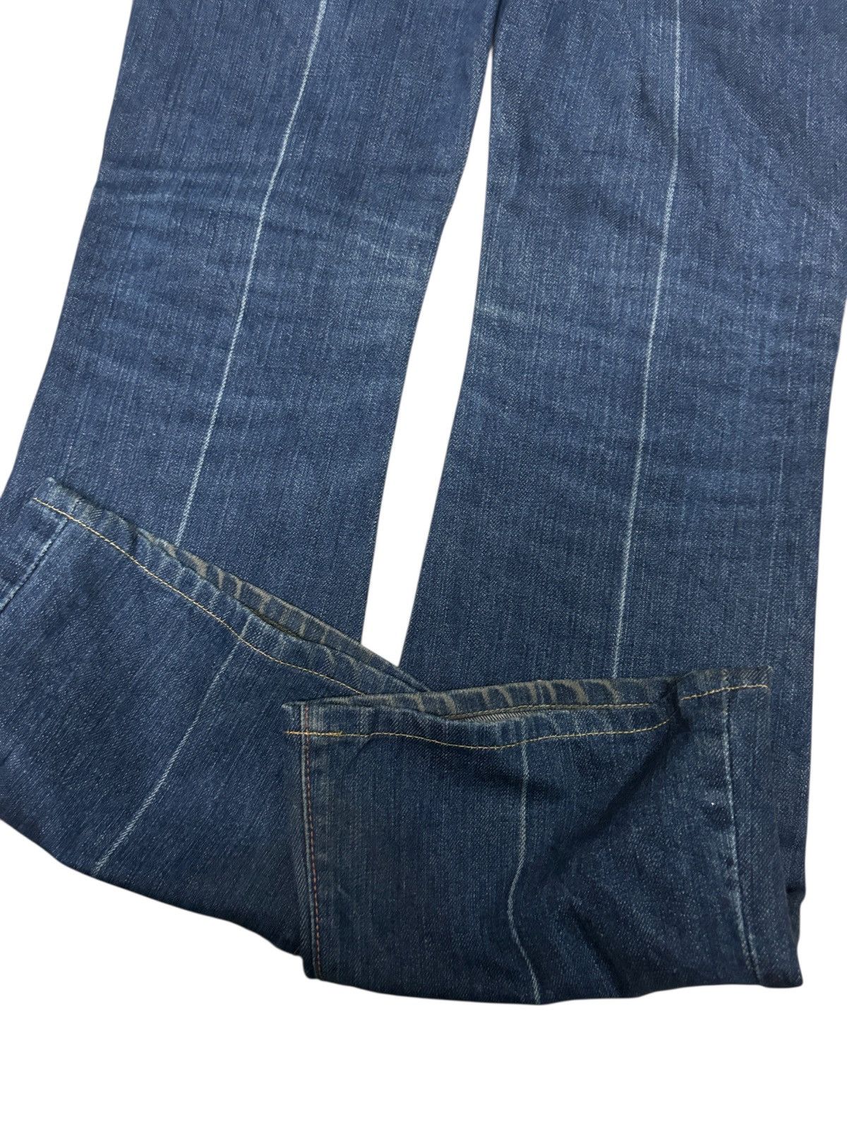 7 For All Mankind Vintage 7 For All Mankind USA Flare Denim Jeans Size 28" / US 6 / IT 42 - 7 Thumbnail