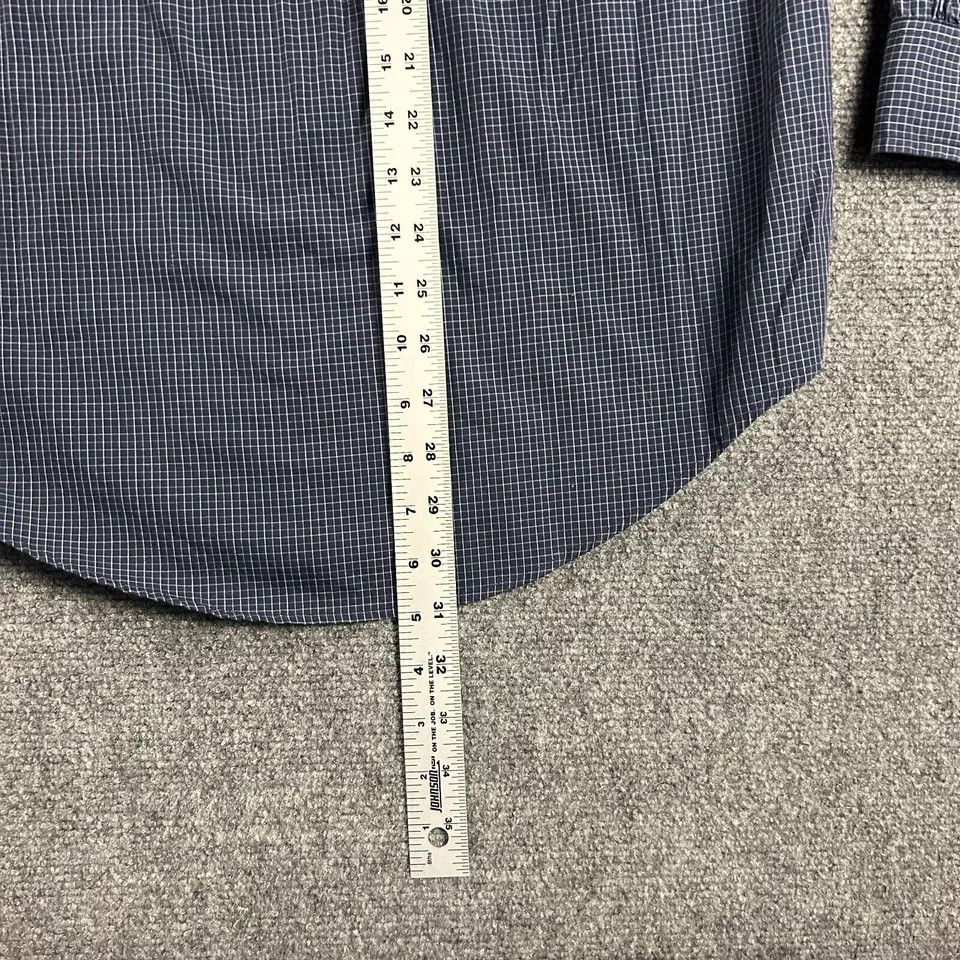 Other Brooks Sport Shirt Mens Small Blue Grid Check Cotton Size US S / EU 44-46 / 1 - 6 Thumbnail