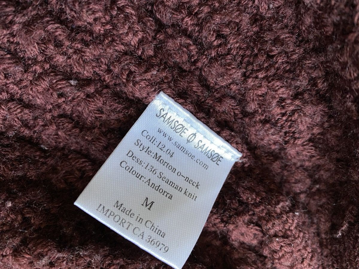 Samsoe Samsoe Samsoe & Samsoe Morton o-neck 136 Seaman knit wool sweater Size US M / EU 48-50 / 2 - 4 Thumbnail
