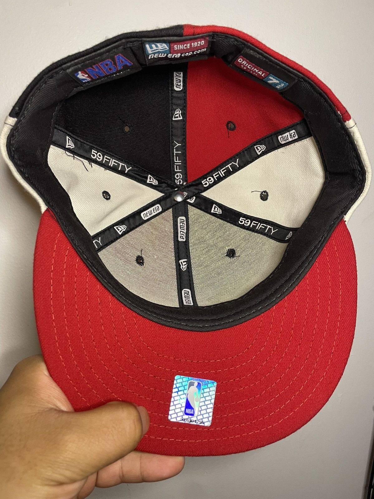 New Era Sz. 7 1/4 Vintage NBA Atlanta Hawks Fitted Size ONE SIZE - 10 Thumbnail