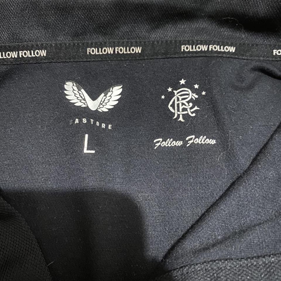 Castore black Club Rangers polo shirt Size US L / EU 52-54 / 3 - 3 Thumbnail