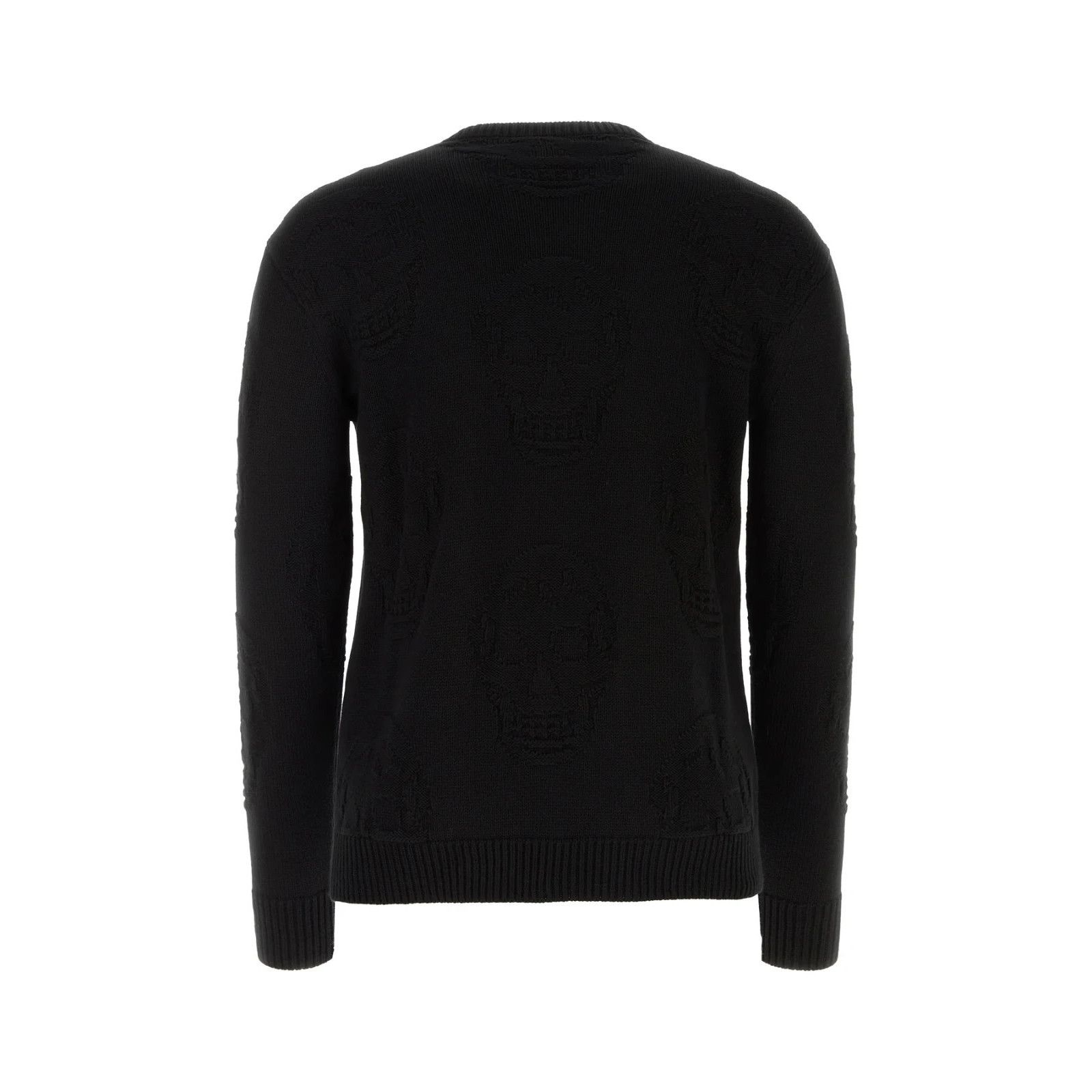 Alexander McQueen ALEXANDER MCQUEEN Black Cotton Sweater New & Authentic (Men' Size US XL / EU 56 / 4 - 2 Thumbnail