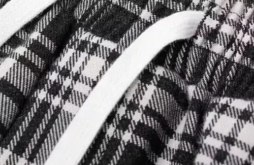 Japanese Brand 21SS Indigo Union Japan Black Checked Straight Leg Pants Size US 32 / EU 48 - 4 Thumbnail