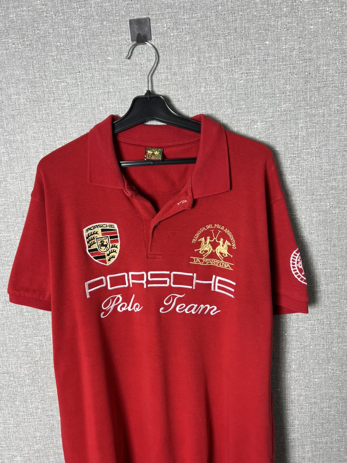 La Martina VINTAGE LA MARTINA PORSCHE POLO TEAM SHIRT CHIEF KEEF STYLE Size US XL / EU 56 / 4 - 2 Thumbnail