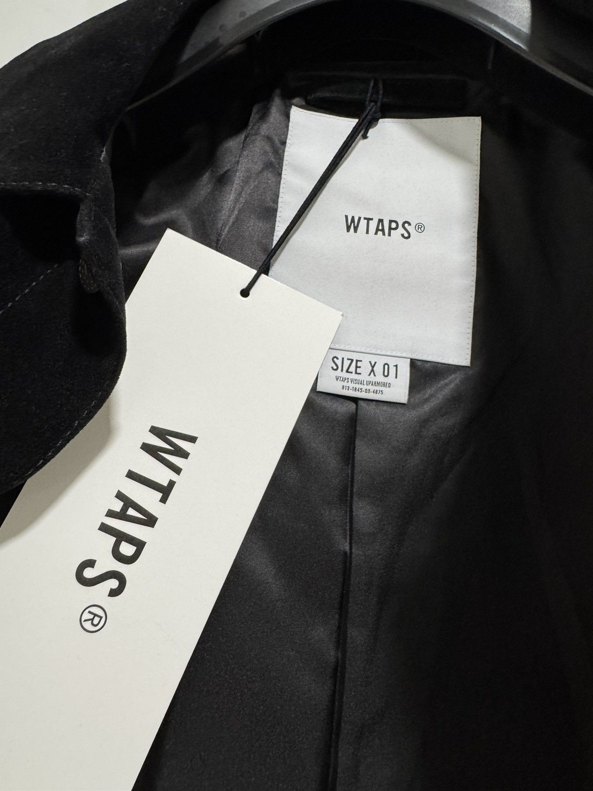 Wtaps WTAPS Synthetic Suede Leather Jacket Size 01 Size US S / EU 44-46 / 1 - 5 Thumbnail