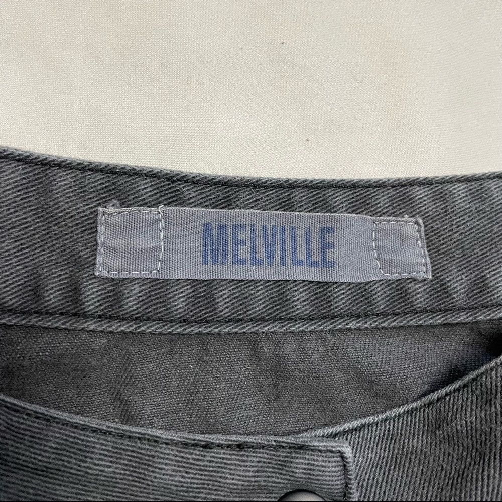 Brandy Melville Brandy Melville Faded Black A-line Denim Mini Skirt Size 25 Size 25" / US 0 / IT 36 - 7 Thumbnail