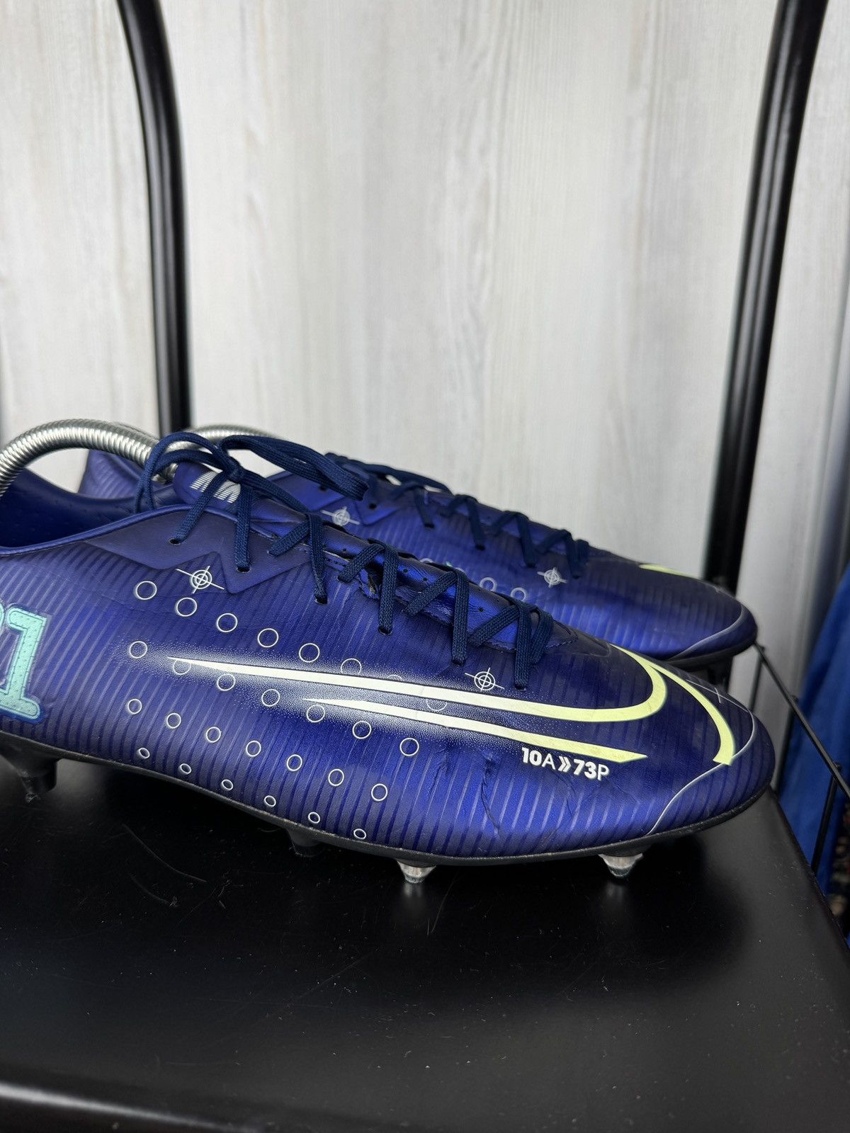 Nike Nike Mercurial Vapor 13 Academy MDS SG-PRO Football Boots Size US 13 / EU 46 - 4 Thumbnail