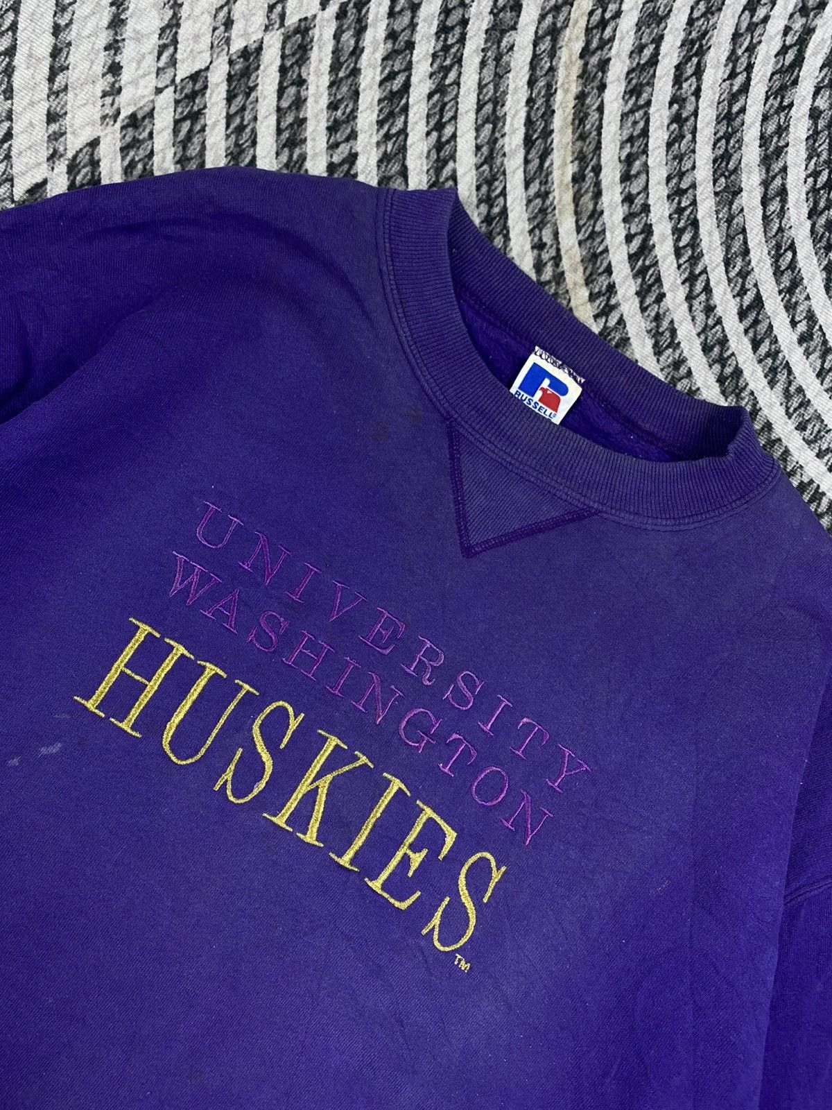 Russell Athletic 🔥Russell Washington Huskies University Sweatshirt Size US L / EU 52-54 / 3 - 5 Thumbnail