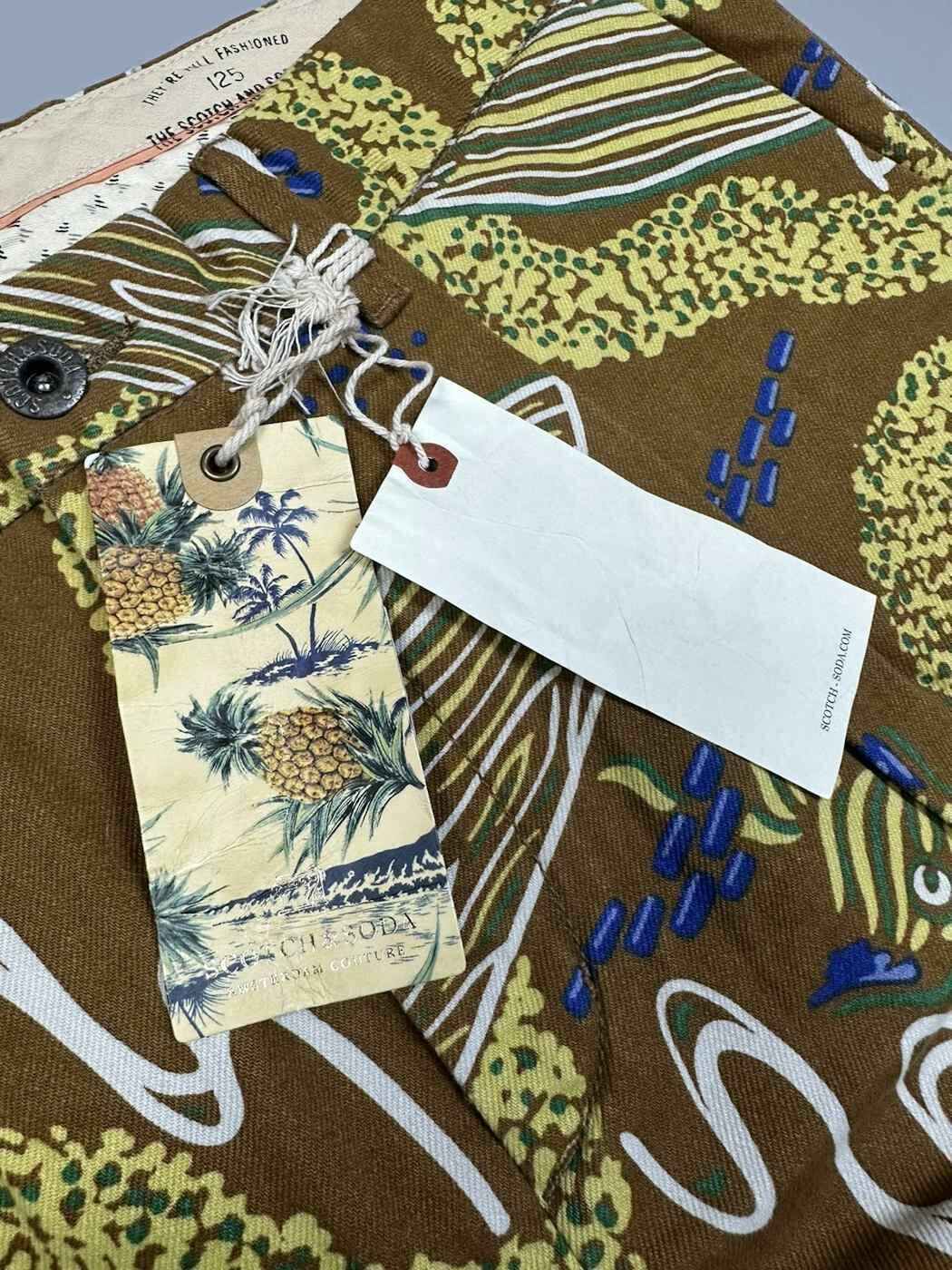 Scotch & Soda Brown Hawaiian Style Chino Scotch&Soda Size US 31 - 9 Thumbnail