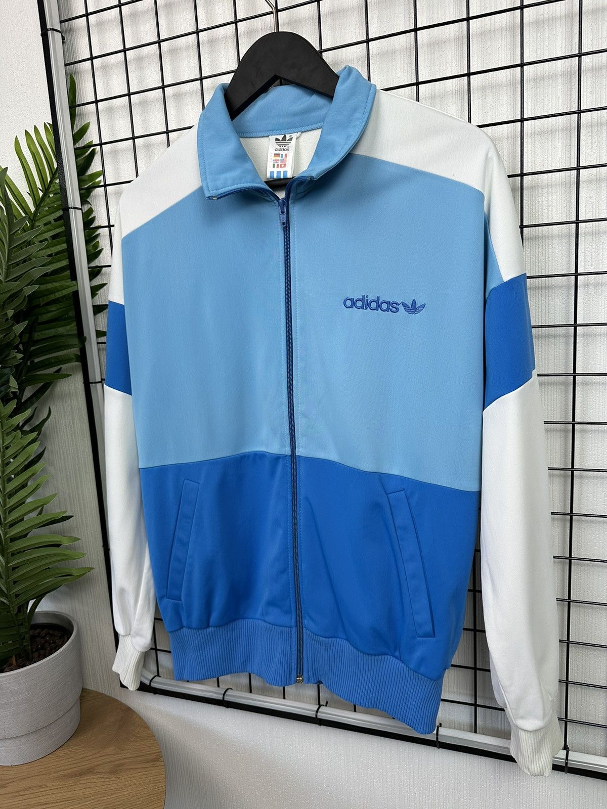 Adidas × Vintage Rare Vintage Adidas track jacket Men S white made in Austria Size US S / EU 44-46 / 1 - 2 Thumbnail