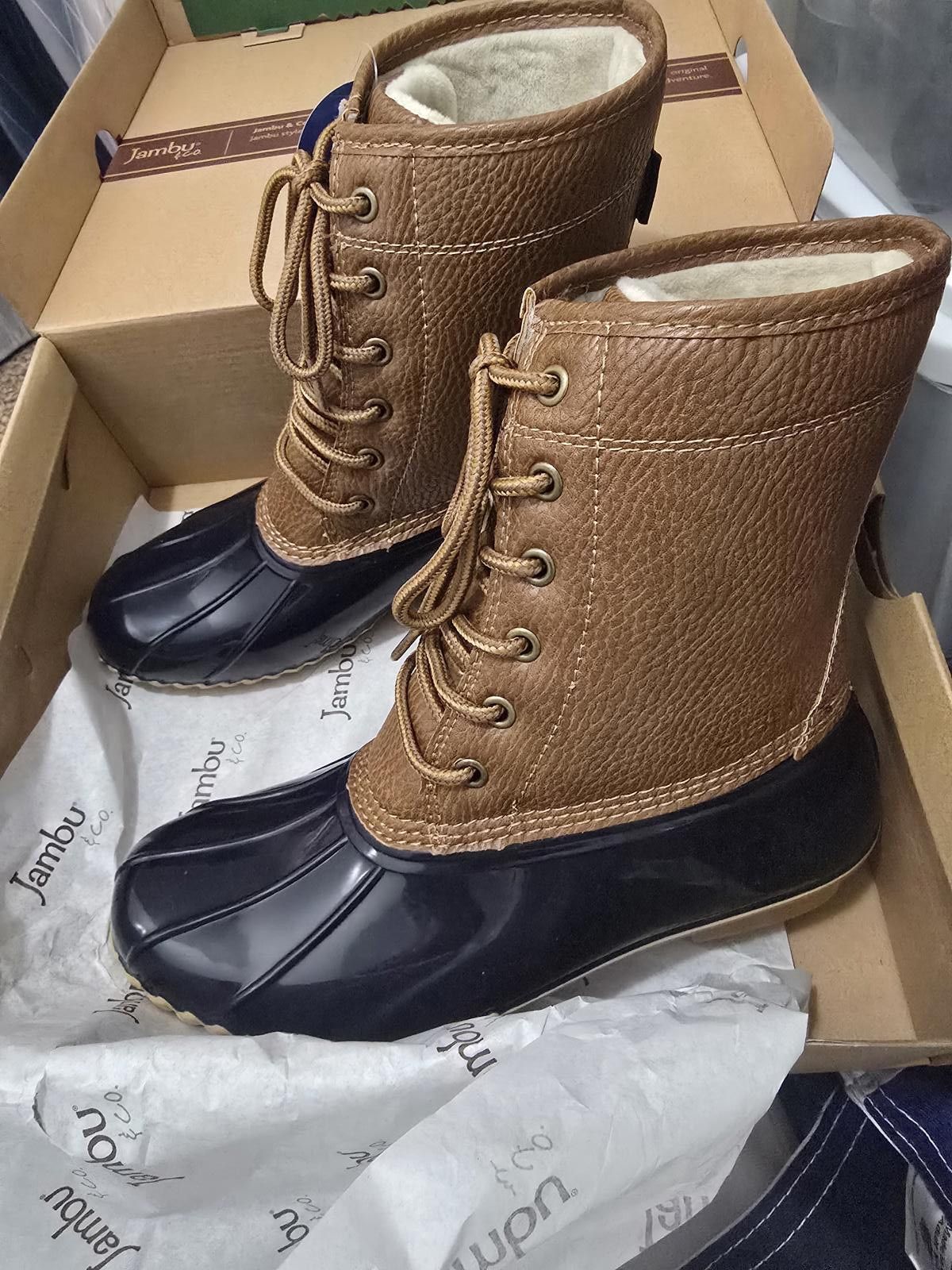 Other Jambu Waterproof Maplewood Duck Boots Size US 7 / IT 37 - 2 Thumbnail