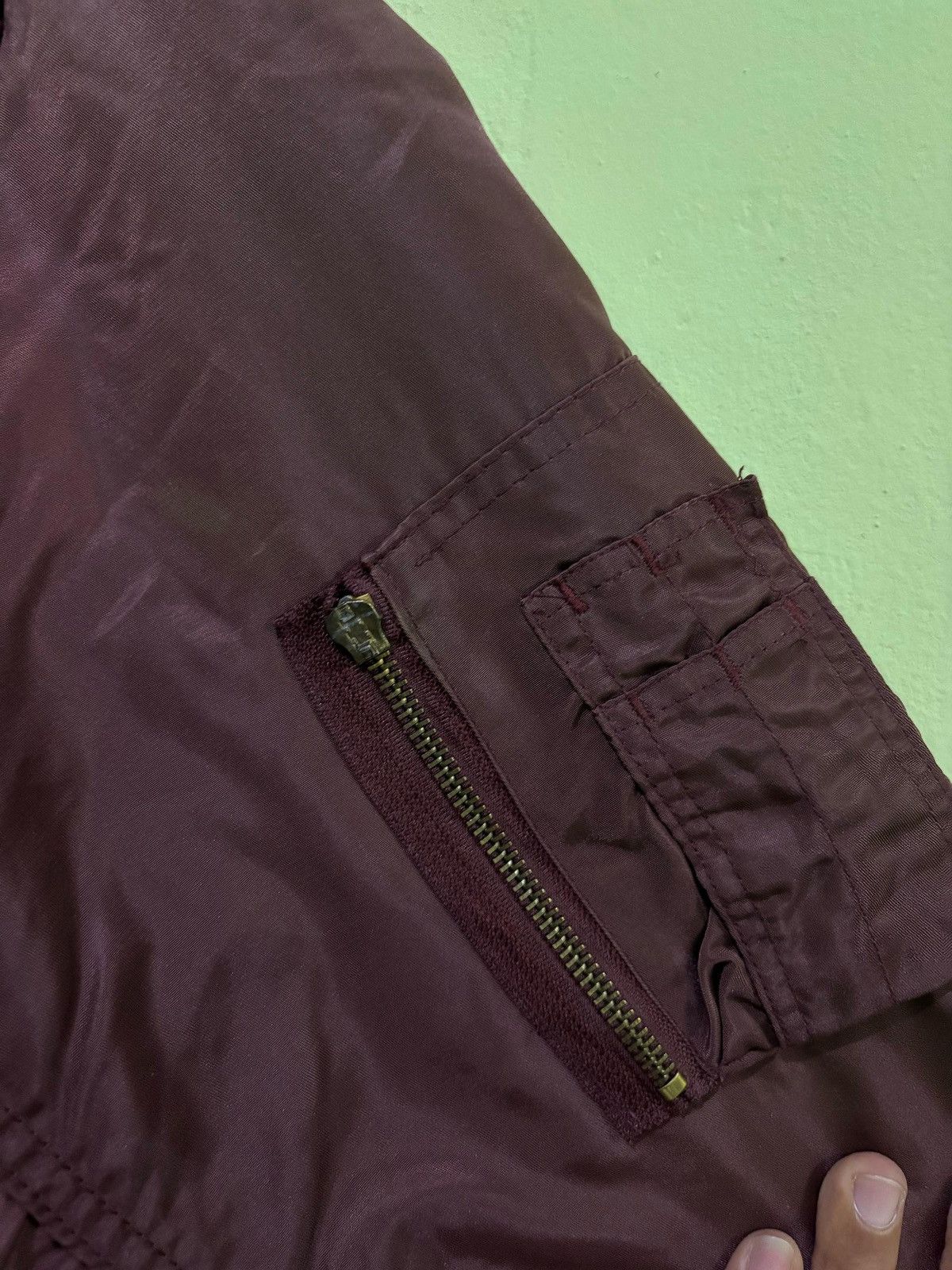 Alpha Industries Vintage Alpha Industries MA-1 Bomber Jacket Flight Jacket Size US L / EU 52-54 / 3 - 12 Thumbnail