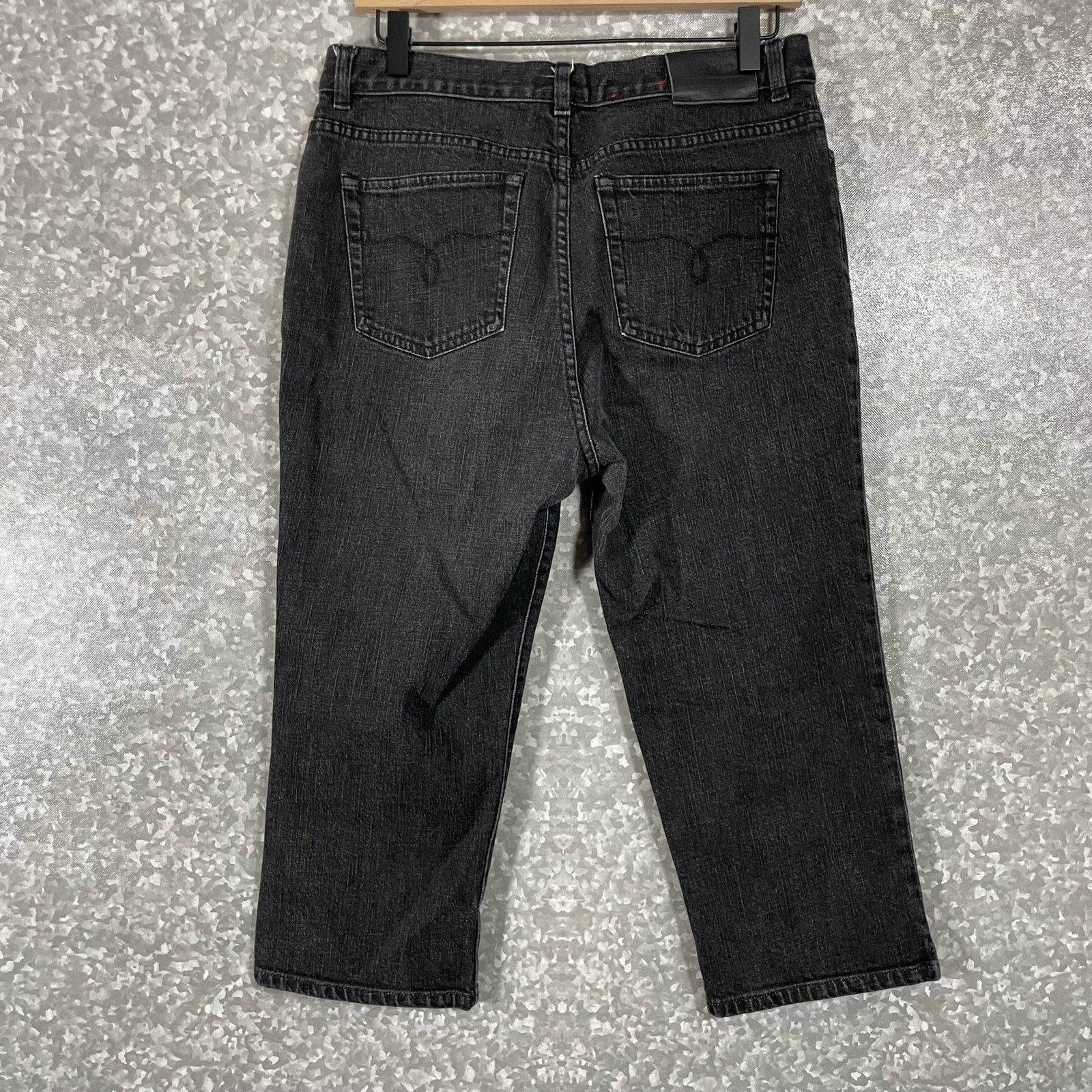 Lauren Ralph Lauren Ralph Lauren Lauren Jeans Co Women's Black Crop Jeans - 10 Size 32" / US 10 / IT 46 - 5 Thumbnail