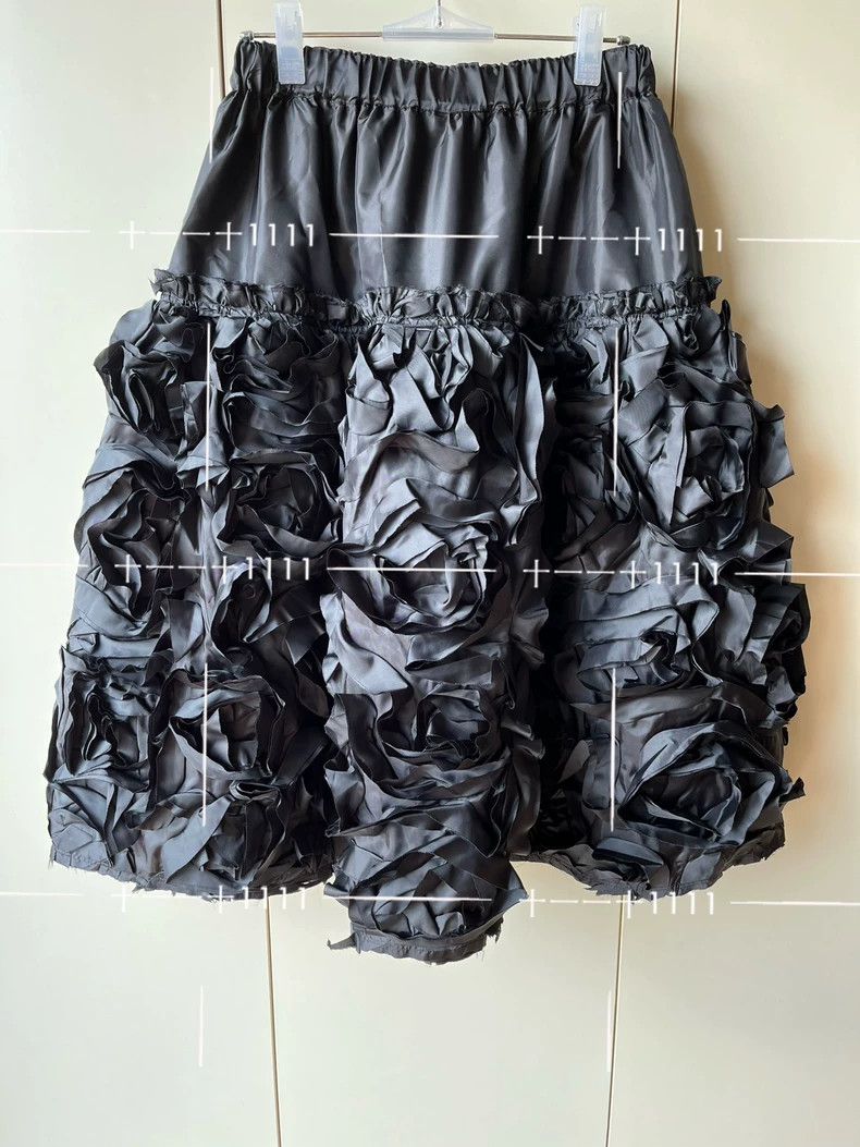 Comme des Garcons Comme Des Garcons size S Polyester rose flower skirt Size 24" / US 00 / IT 34 - 3 Thumbnail